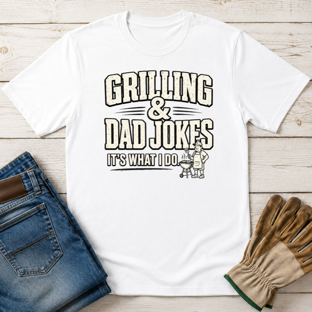 Grill & Dad Jokes T-Shirt