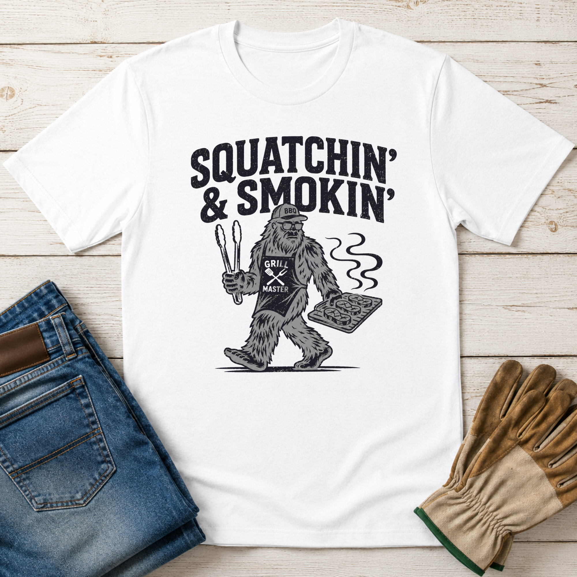 Squatchin & Smokin T-Shirt
