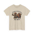 Powered by 80s Cartoons and Beef T-Shirt