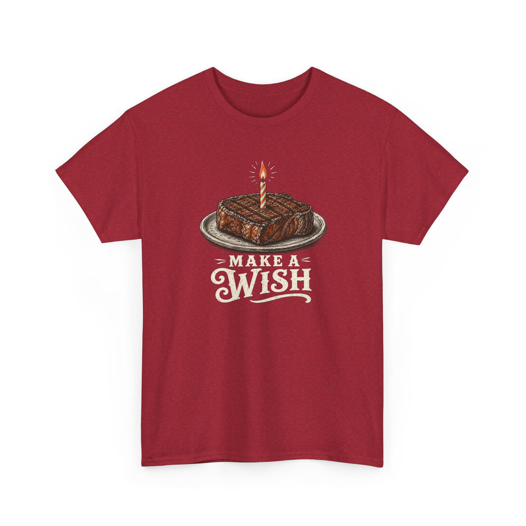 Make a Wish Steak Birthday T-Shirt
