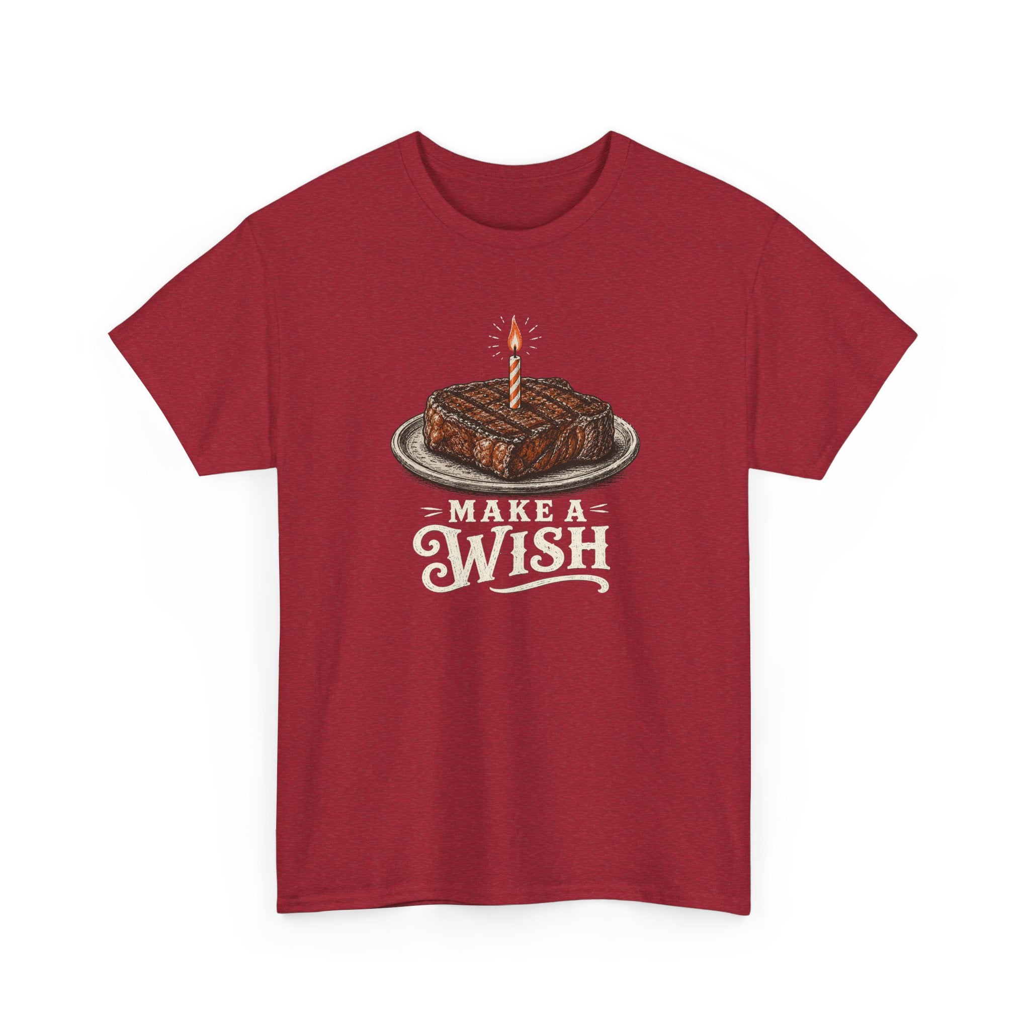 Make a Wish Steak Birthday T-Shirt