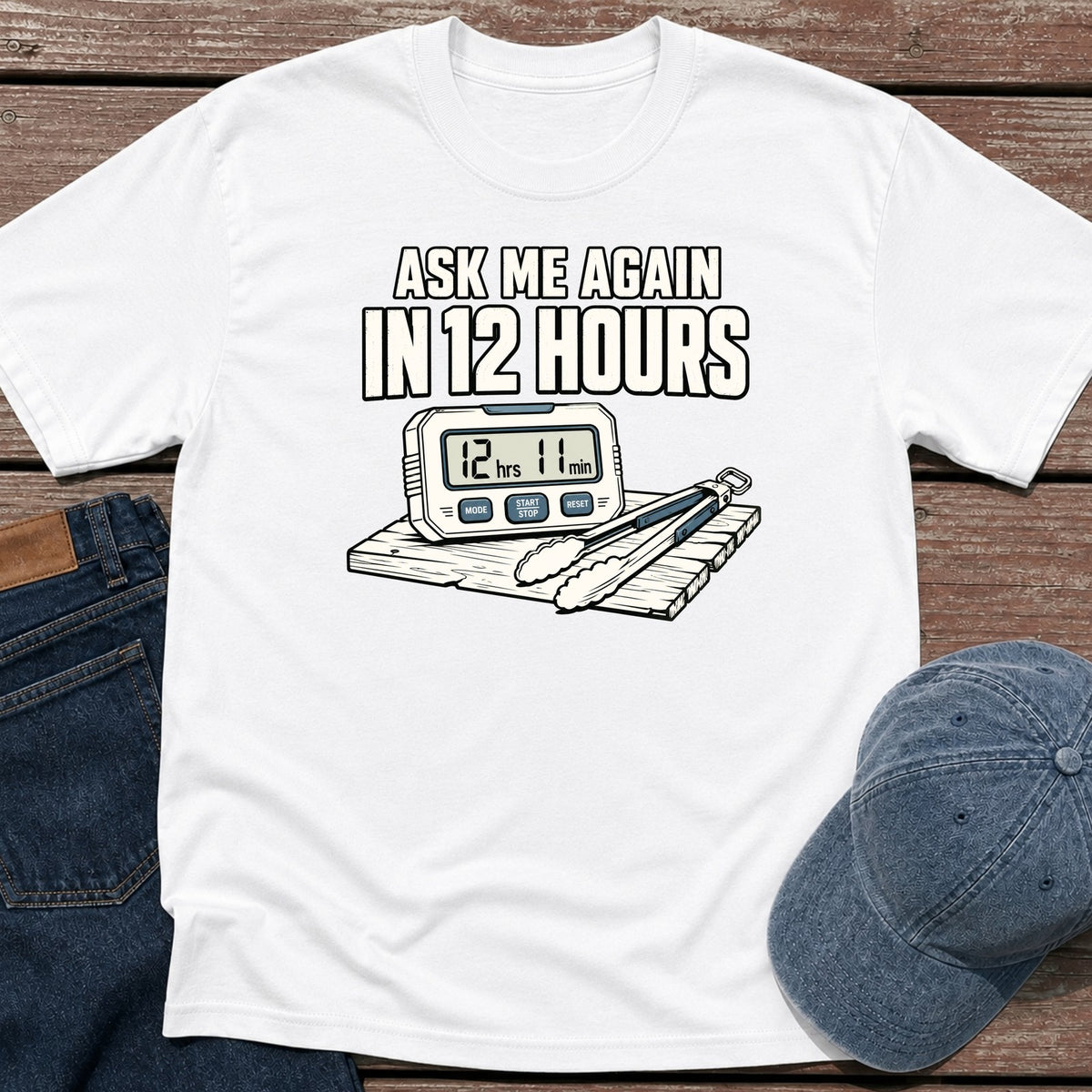12 Hours T-Shirt - White