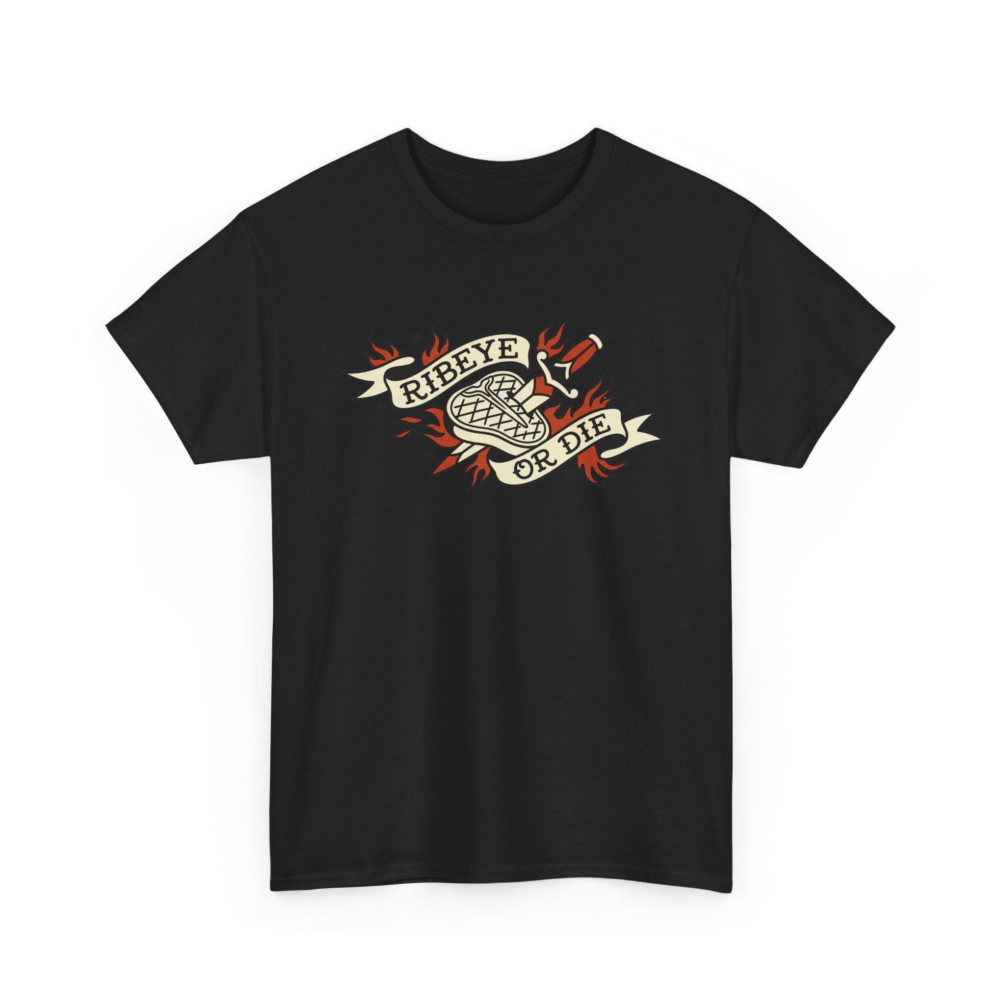 Ribeye or Die Tattoo T-Shirt