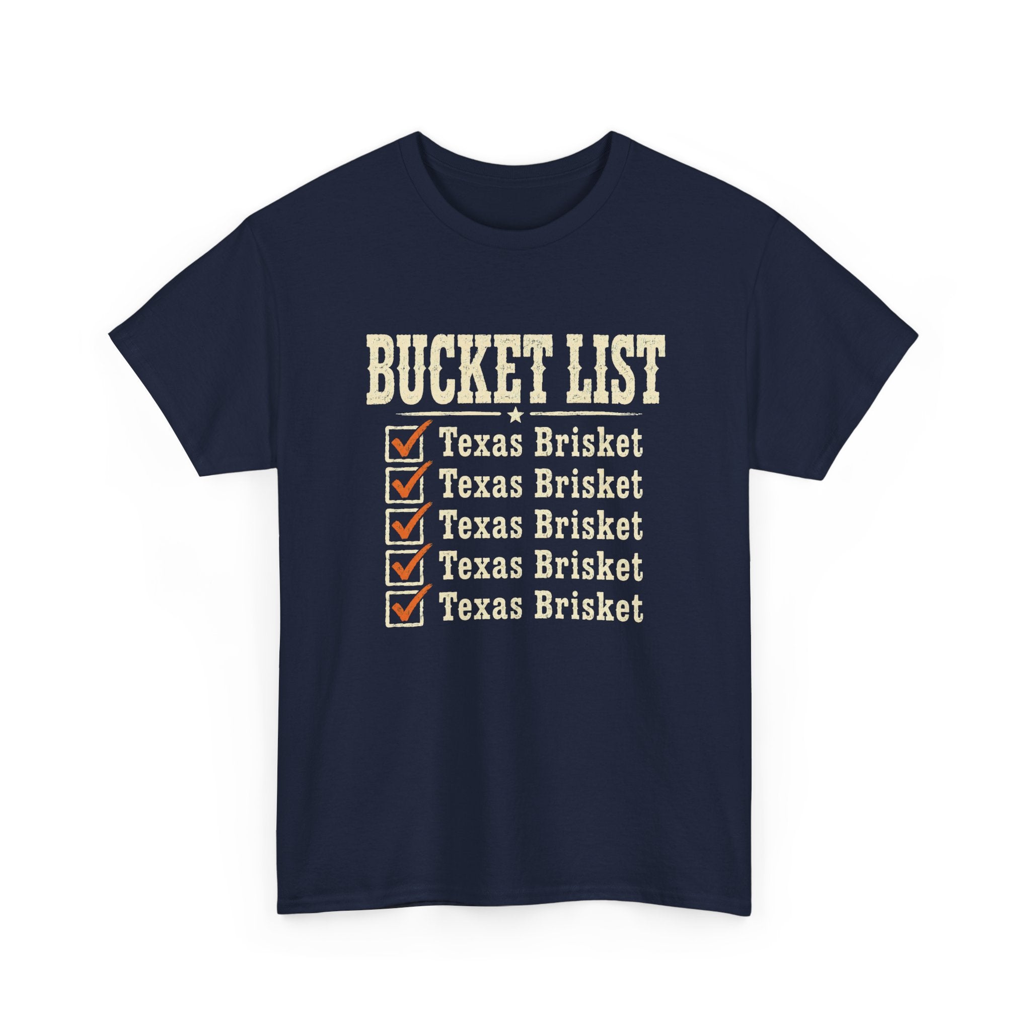 Texas Brisket Bucket List T-Shirt
