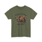 Powered by 80s Cartoons and Beef T-Shirt