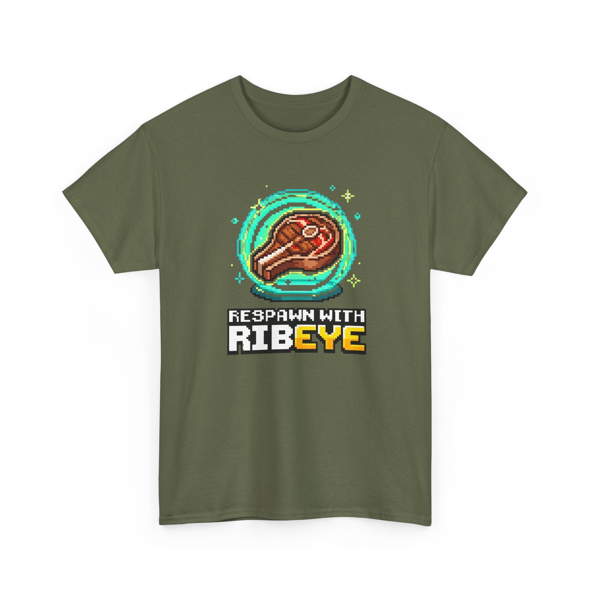 Gamer Respawn with Ribeye T-Shirt
