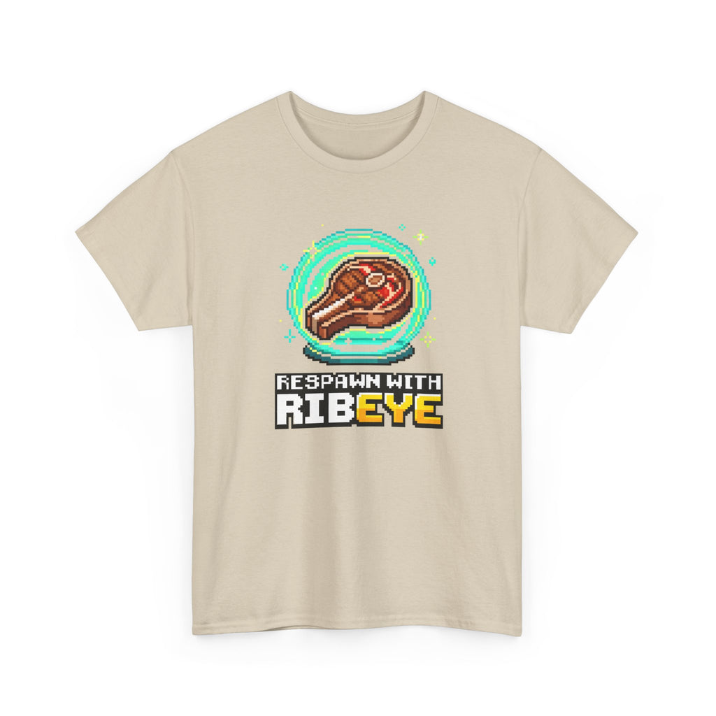 Gamer Respawn with Ribeye T-Shirt