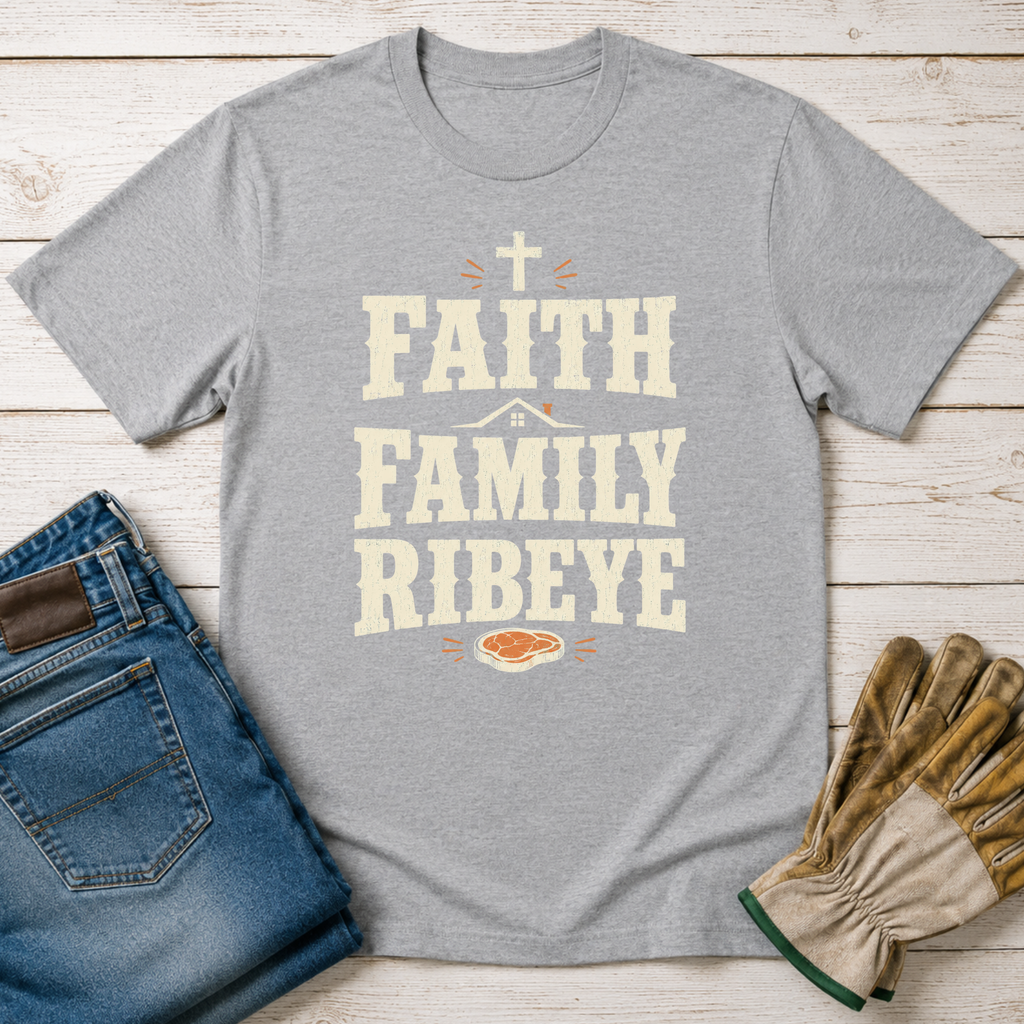 Faith Family Ribeye T-Shirt