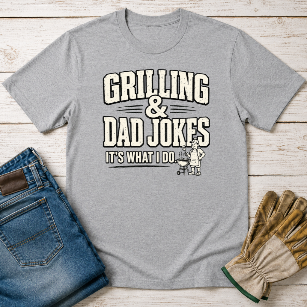 Grill & Dad Jokes T-Shirt
