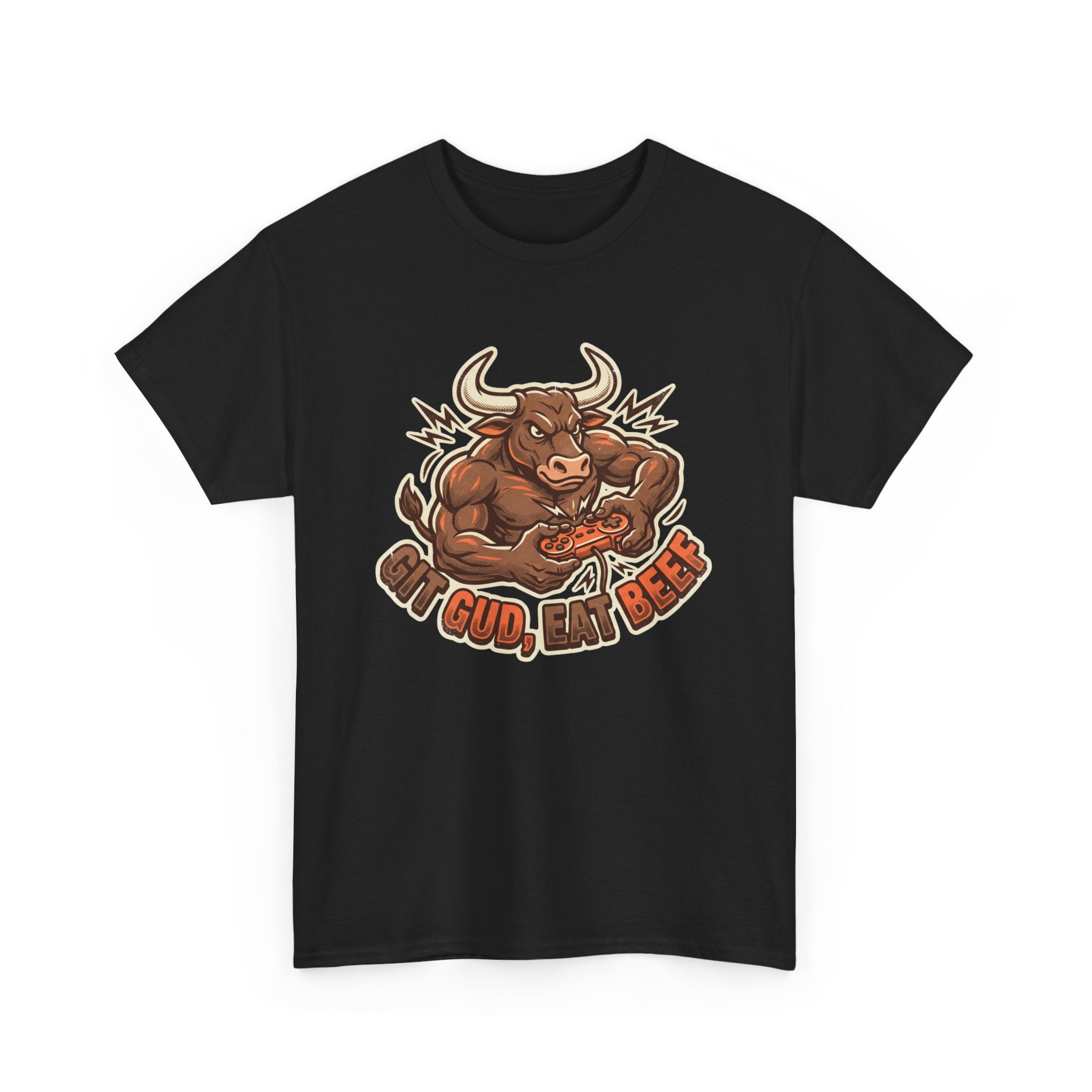 Git Gud Eat Beef Gamer T-Shirt