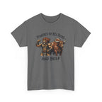 Powered by 80s Cartoons and Beef T-Shirt