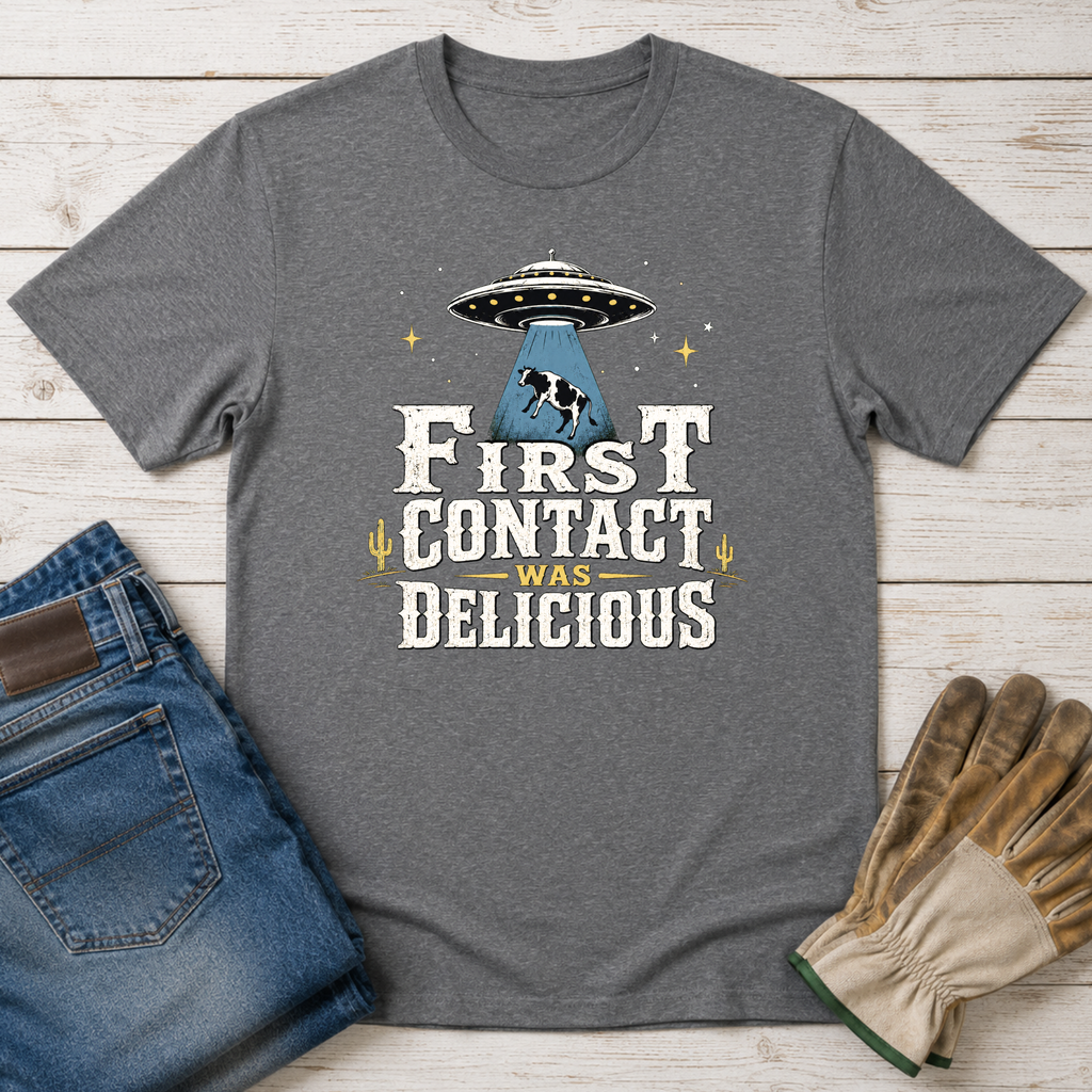 First Contact Cow T-Shirt