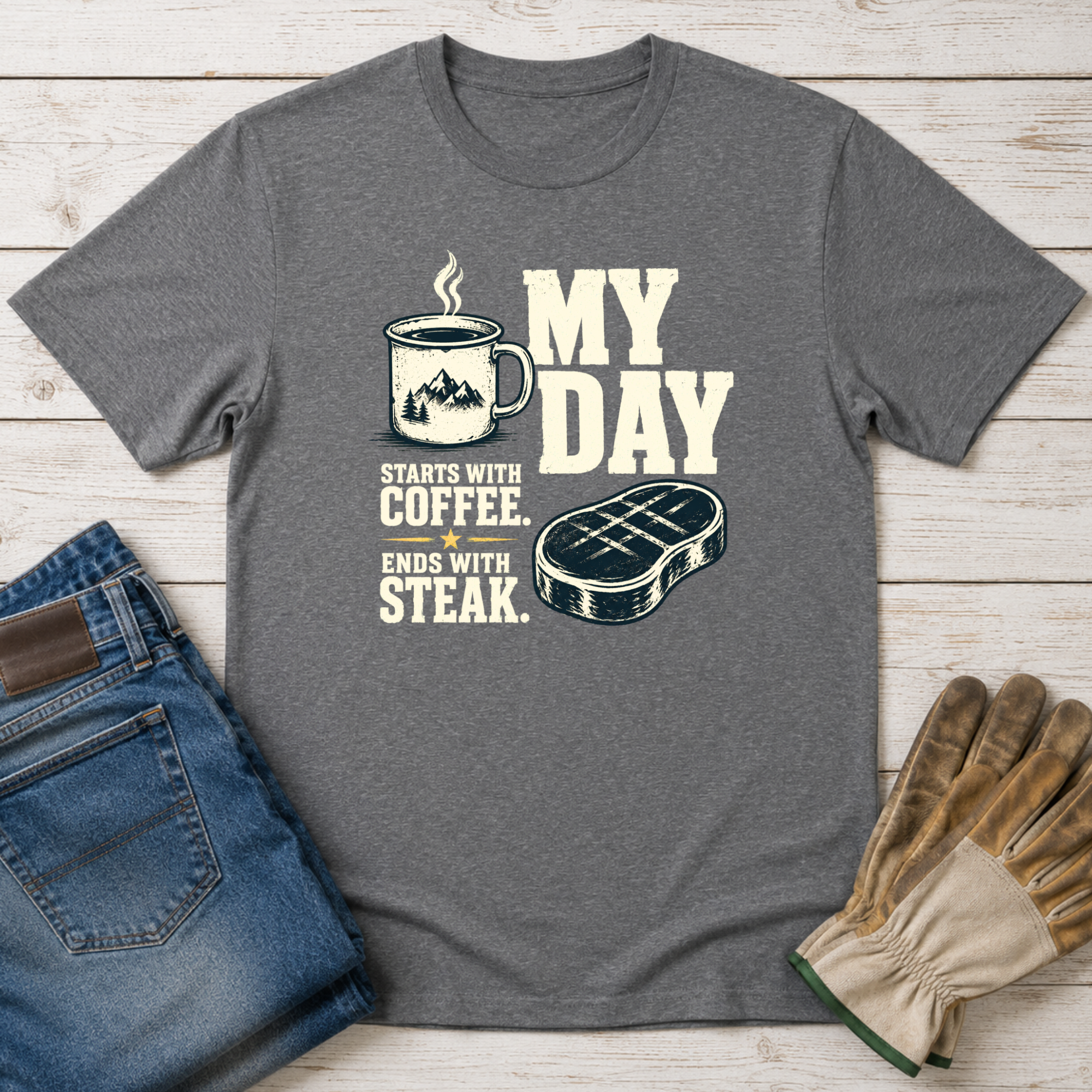 Day Start & End T-Shirt