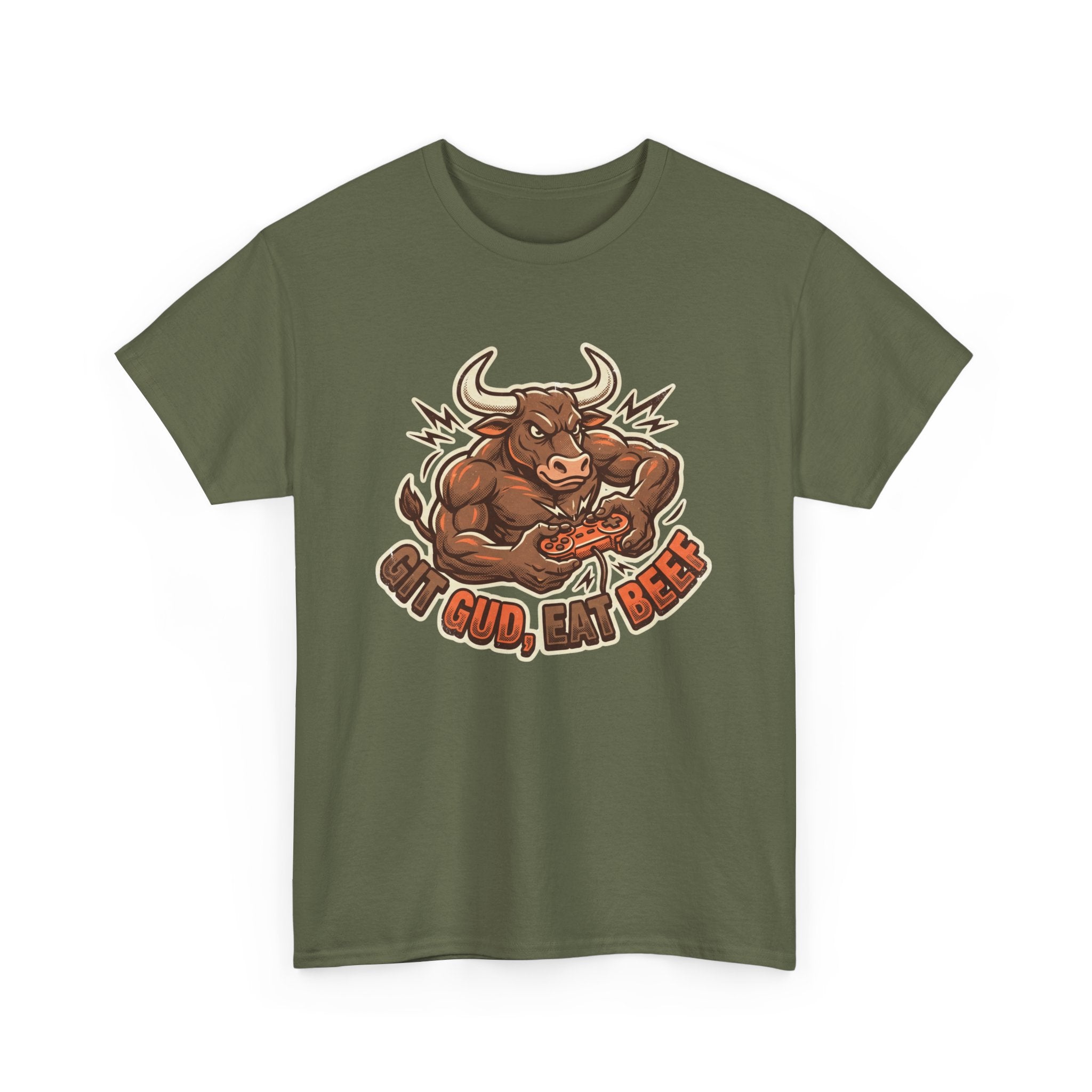 Git Gud Eat Beef Gamer T-Shirt