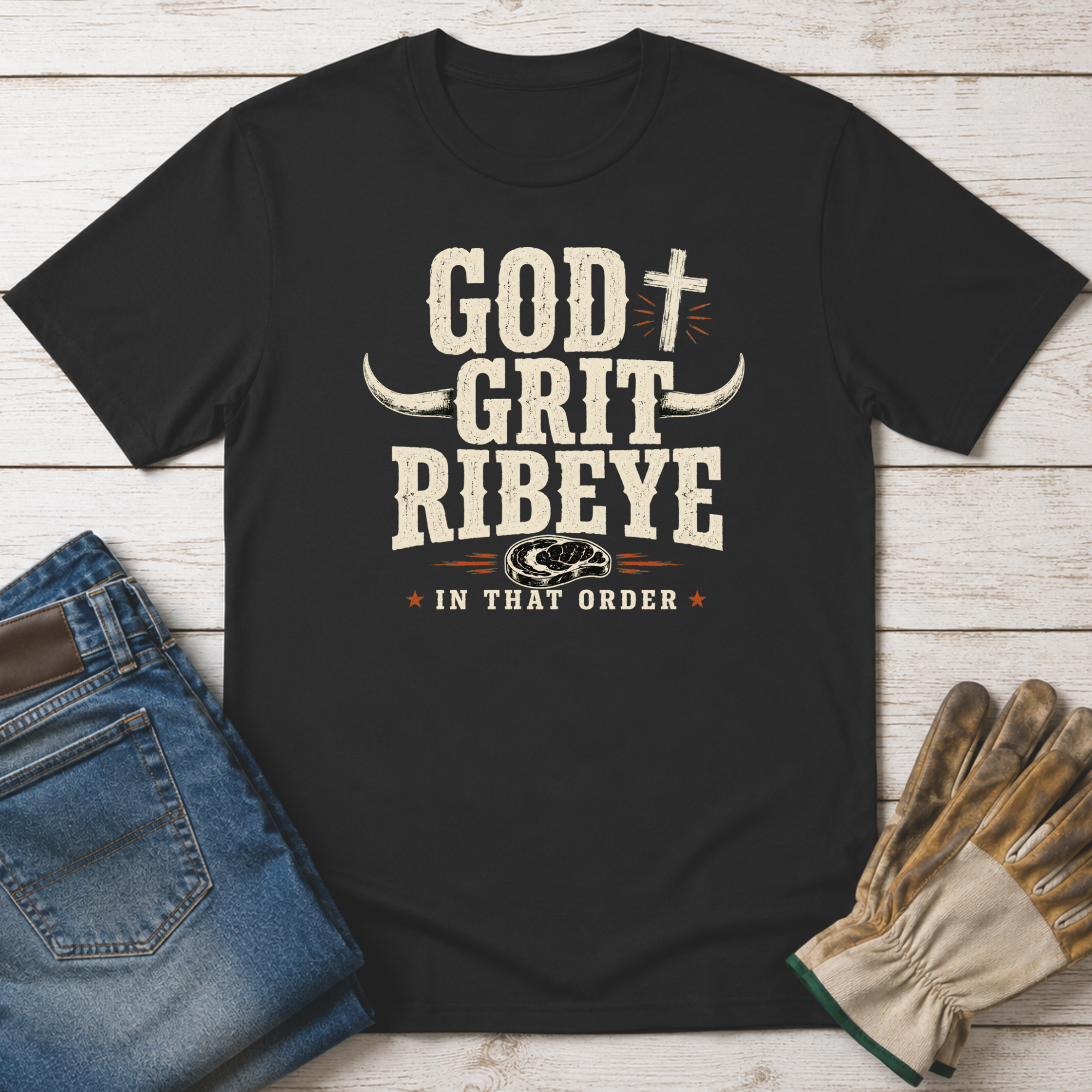 God Grit Ribeye T-Shirt