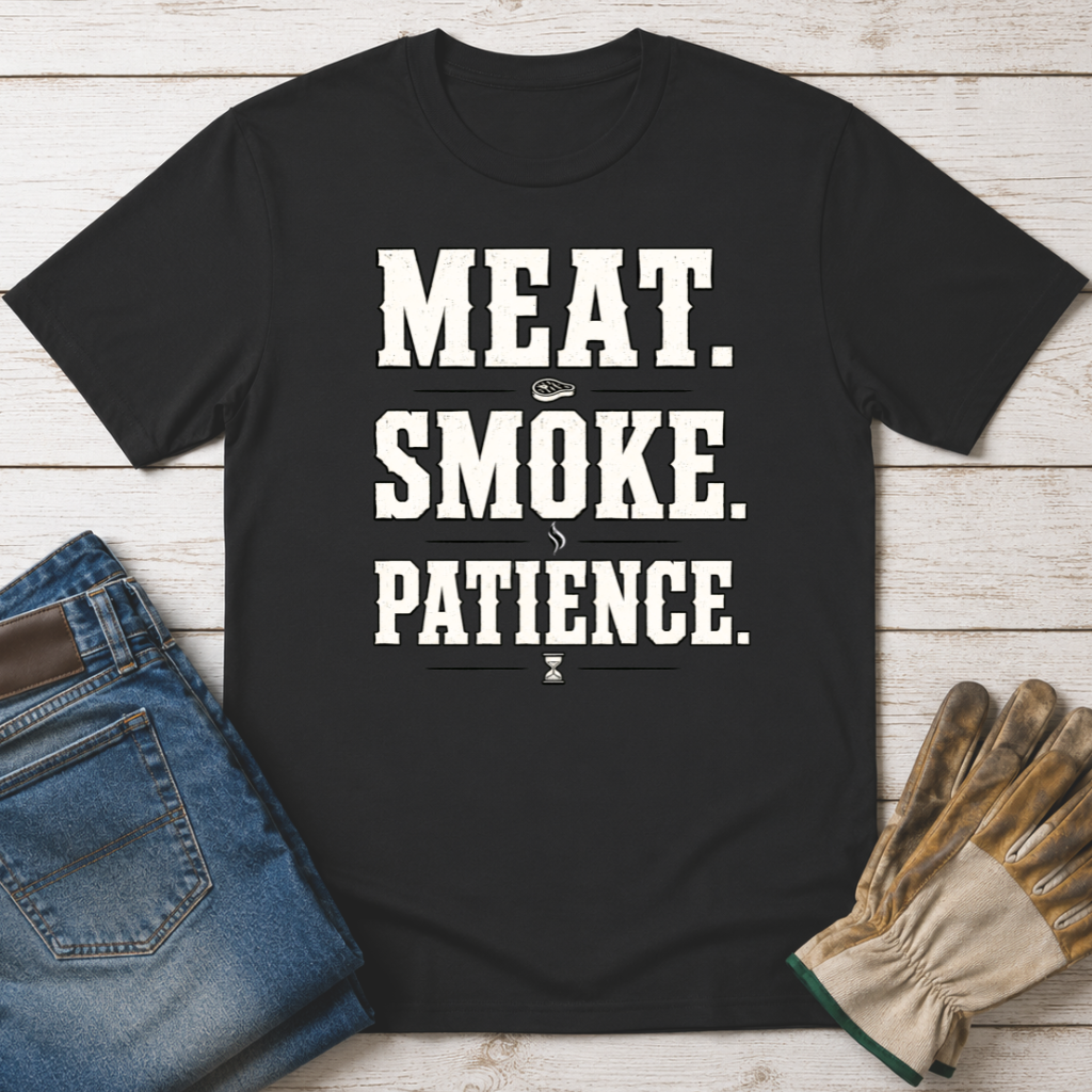 Meat Smoke Patience T-Shirt