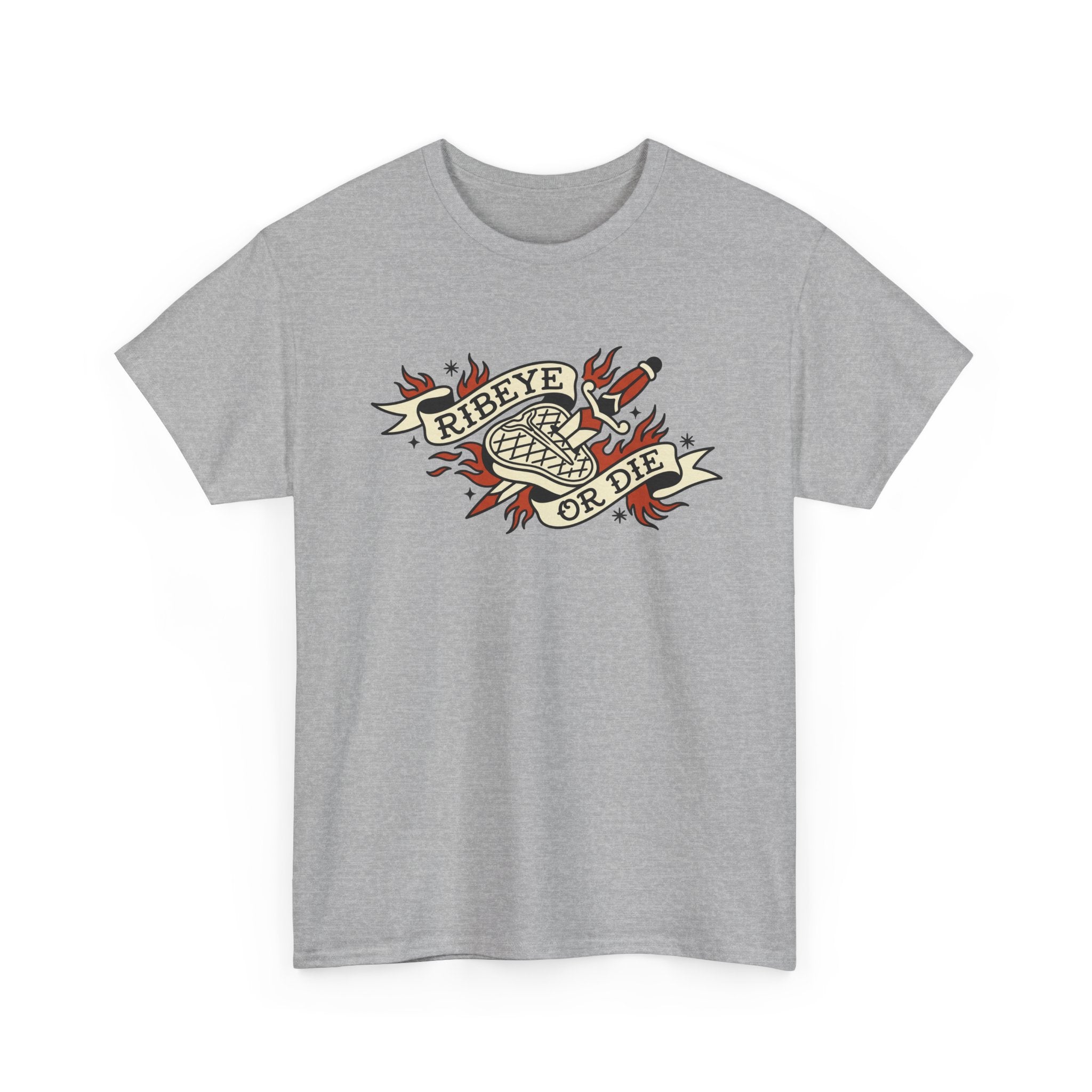 Ribeye or Die Tattoo T-Shirt