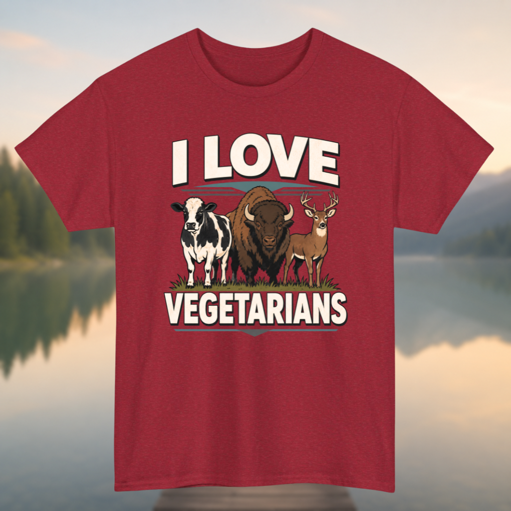I Love Vegetarians T-Shirt