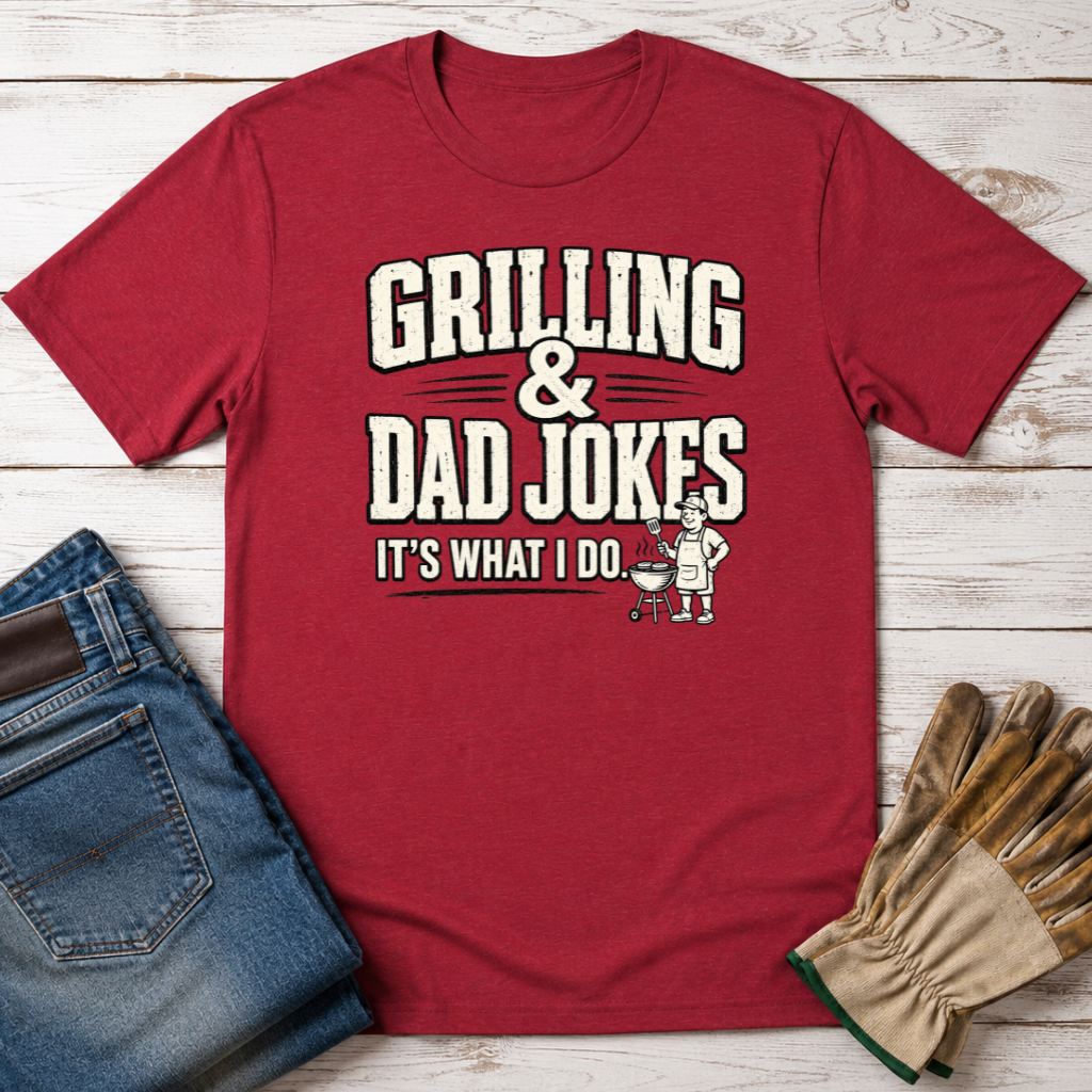 Grill & Dad Jokes T-Shirt