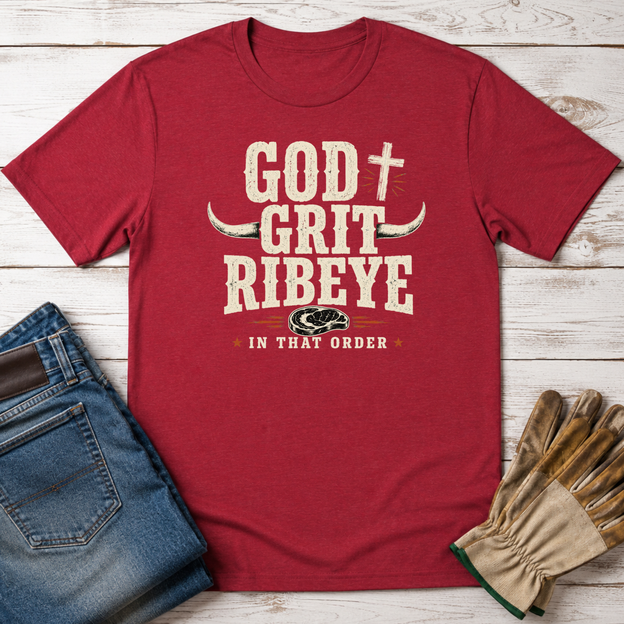 God Grit Ribeye T-Shirt