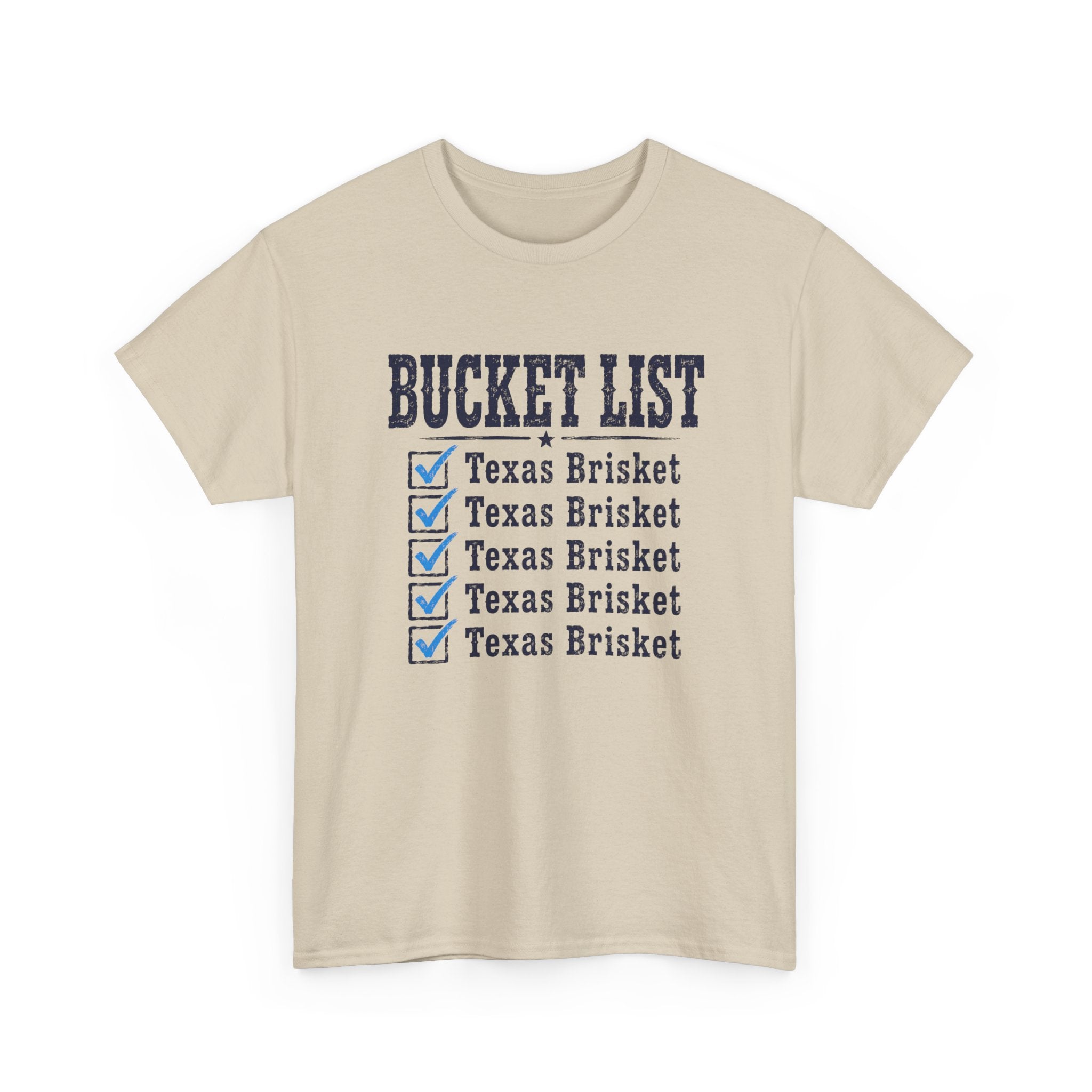 Texas Brisket Bucket List T-Shirt