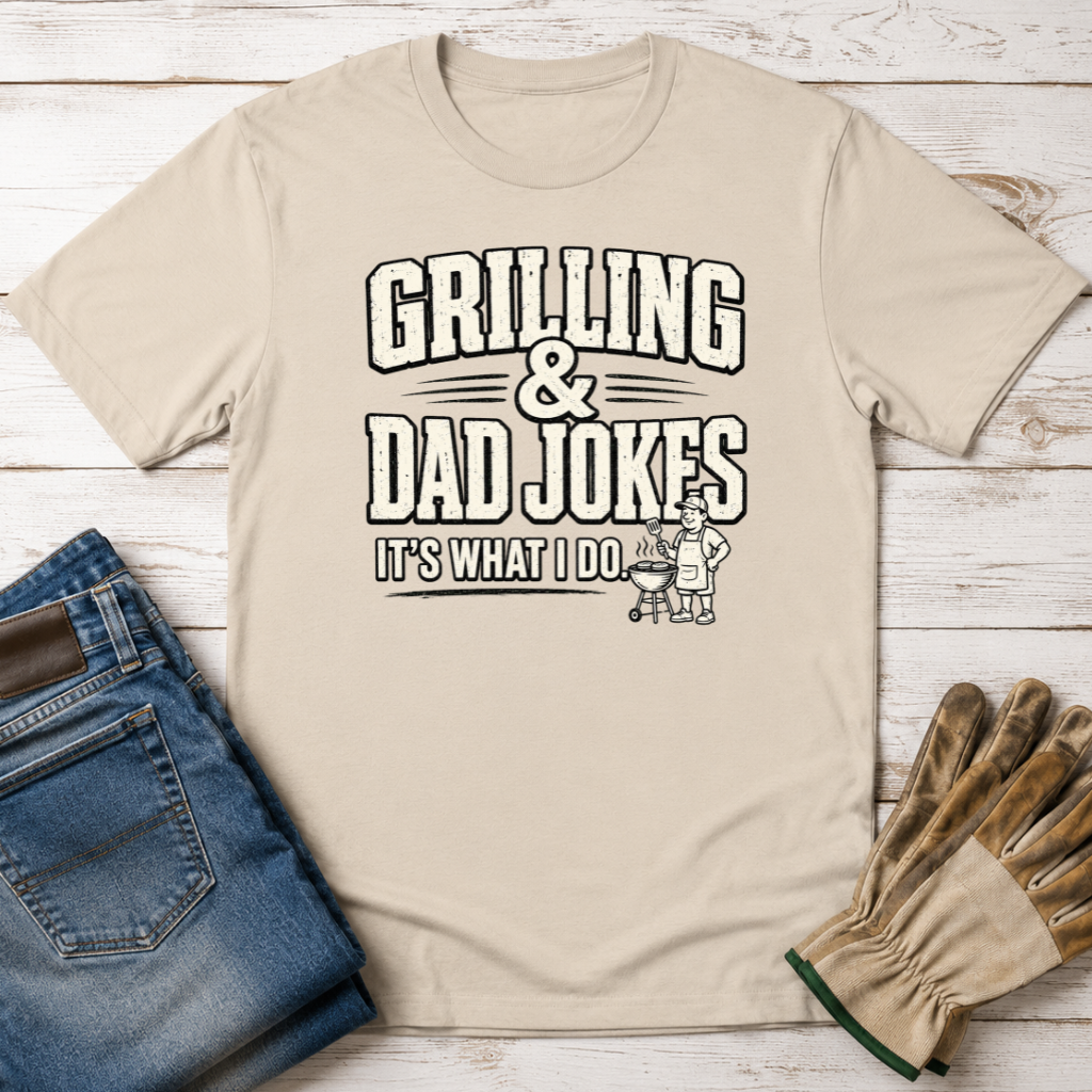 Grill & Dad Jokes T-Shirt