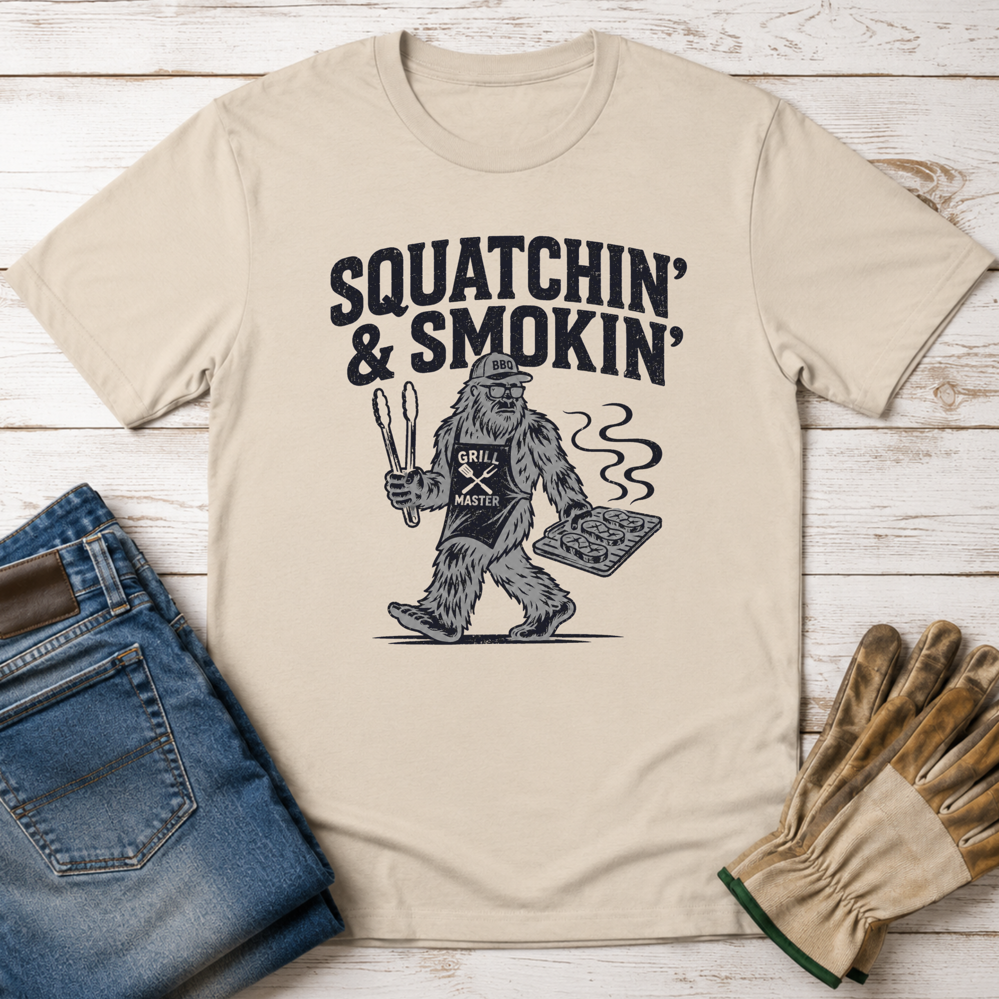 Squatchin & Smokin T-Shirt
