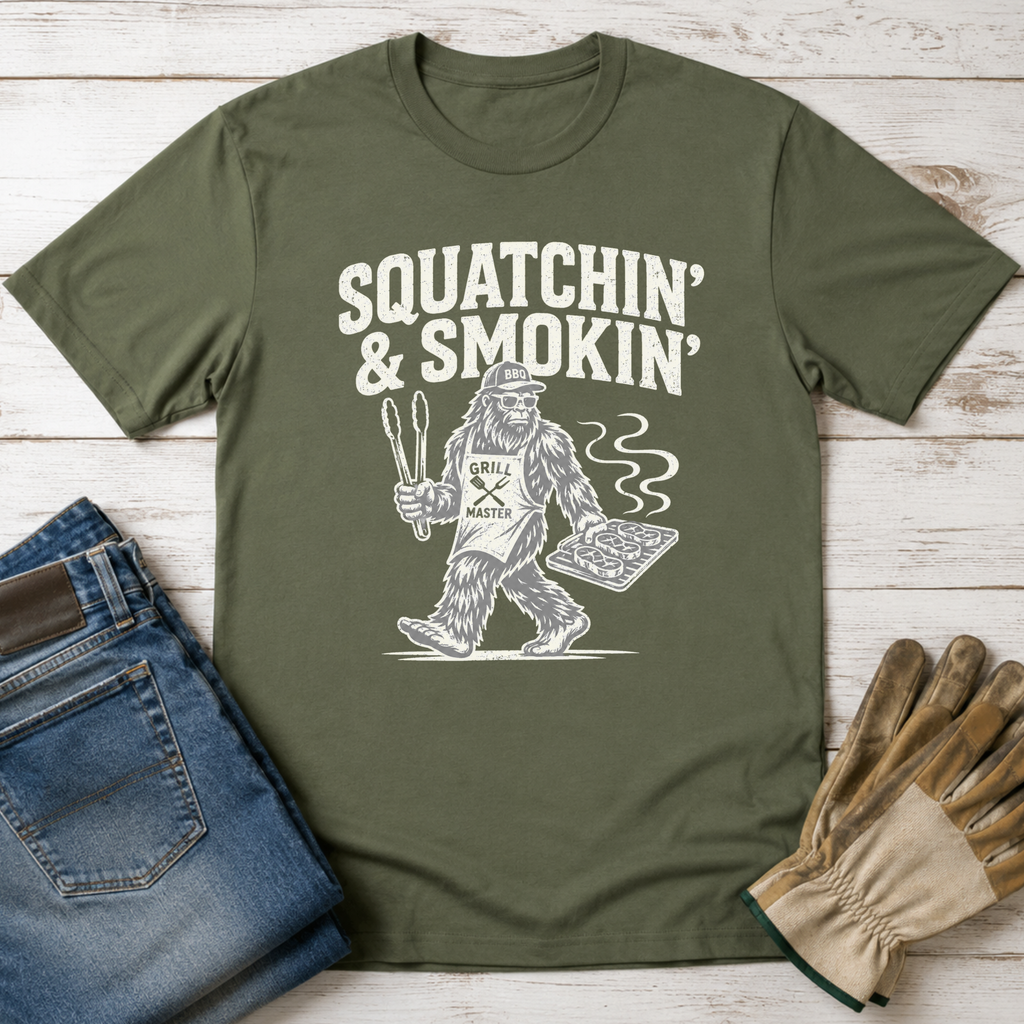 Squatchin & Smokin T-Shirt