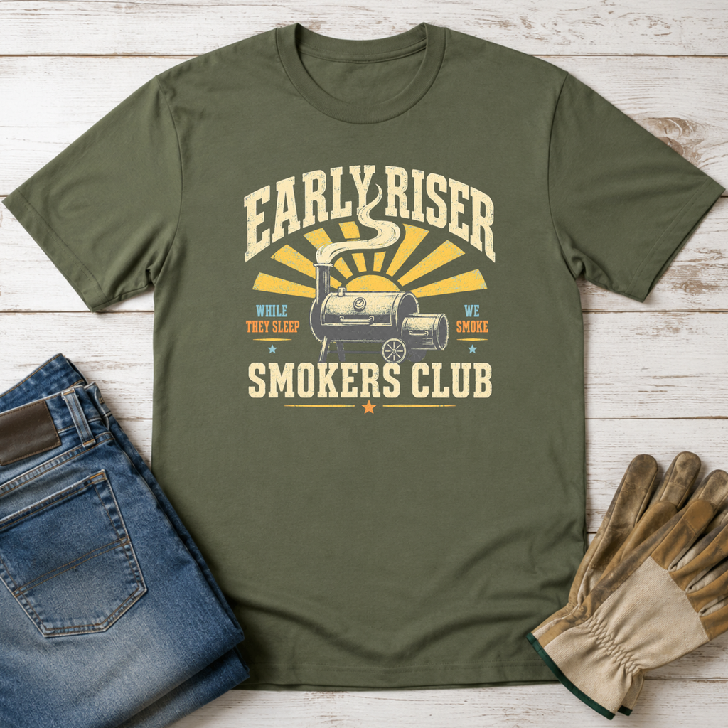 Early Riser Smokers T-Shirt