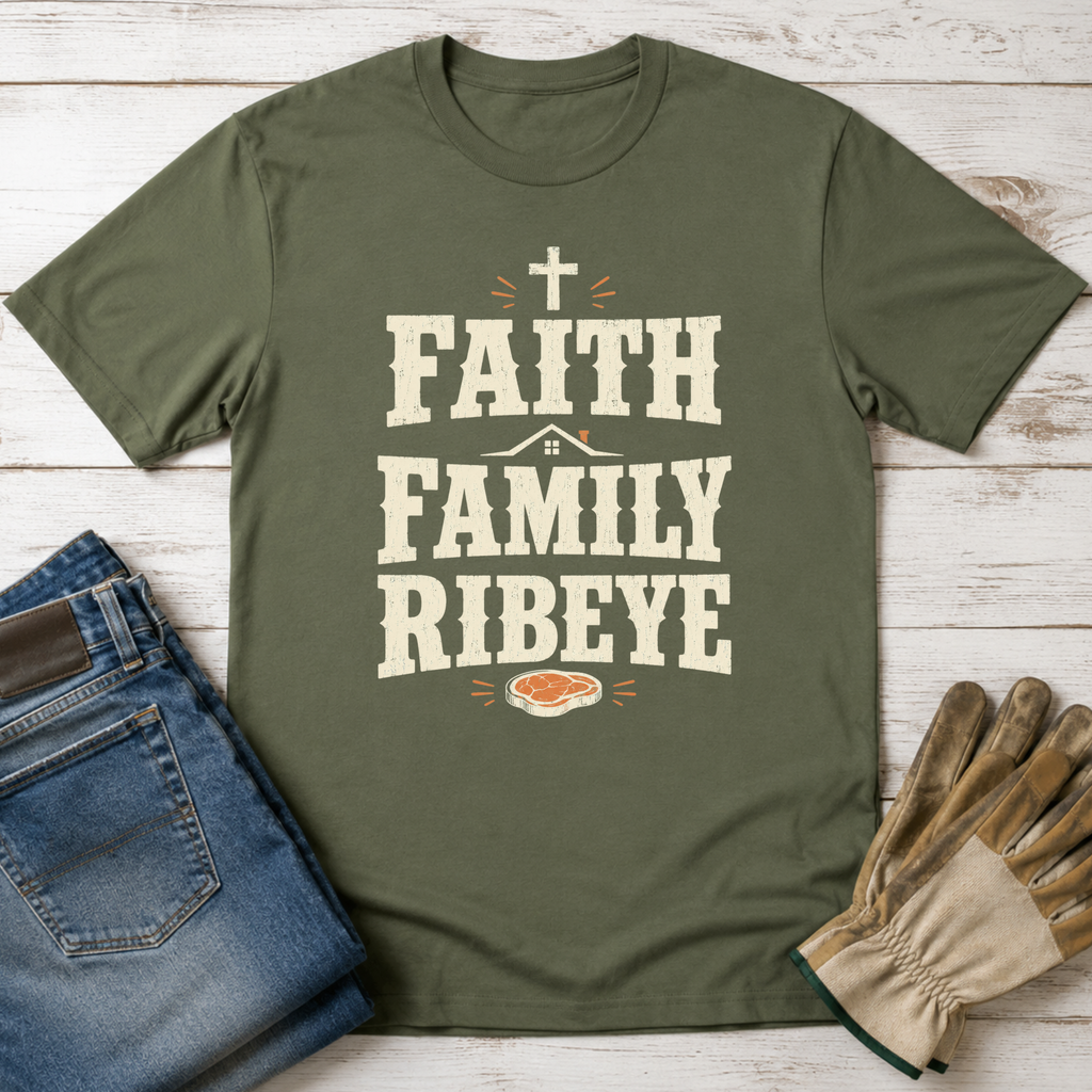 Faith Family Ribeye T-Shirt