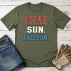 Steak. Sun. Freedom. T-Shirt