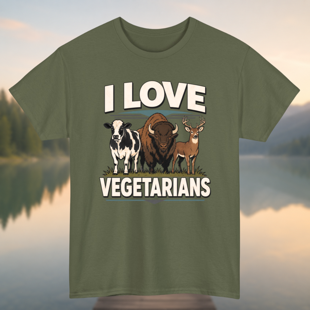 I Love Vegetarians T-Shirt