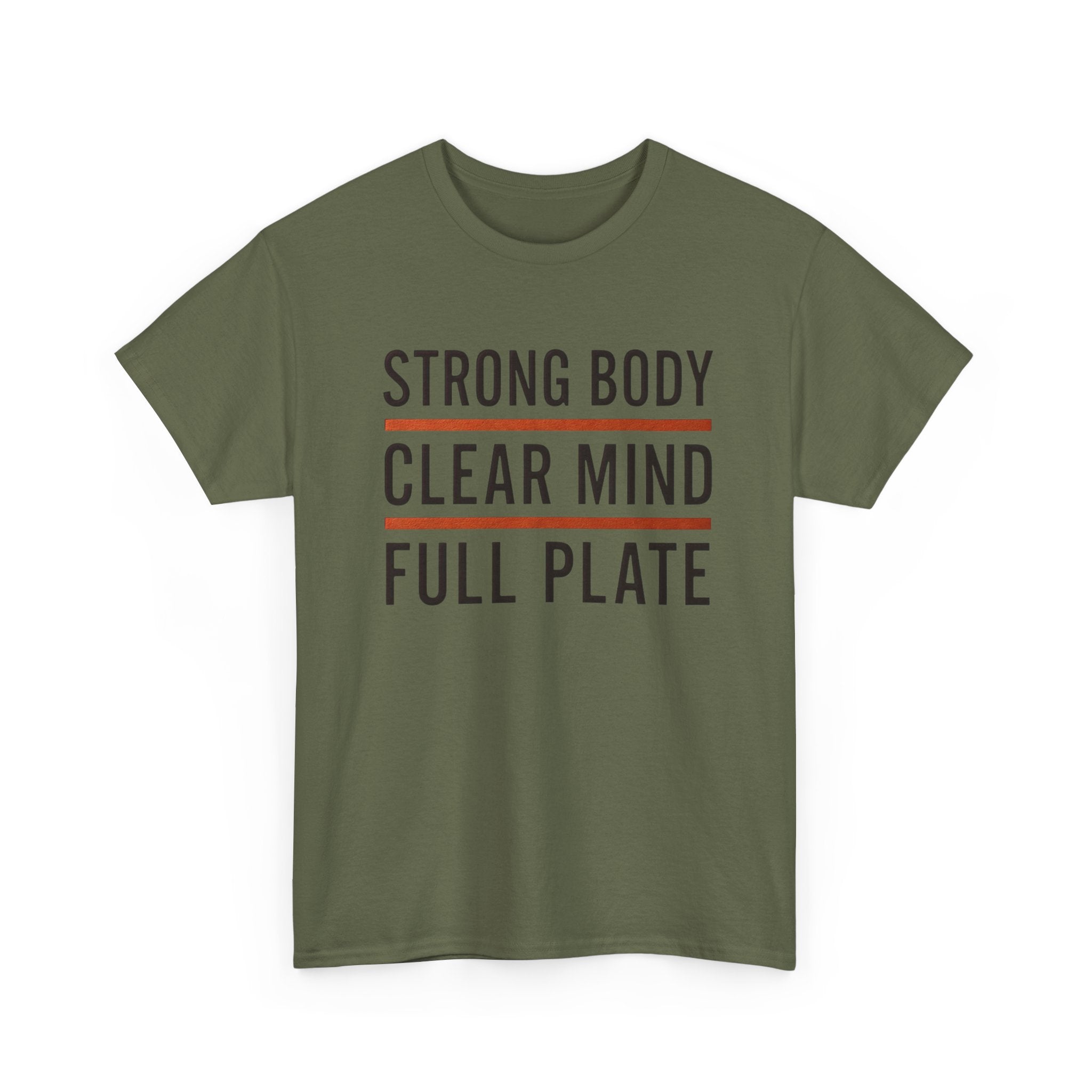 Strong Body Clear Mind Full Plate T-Shirt
