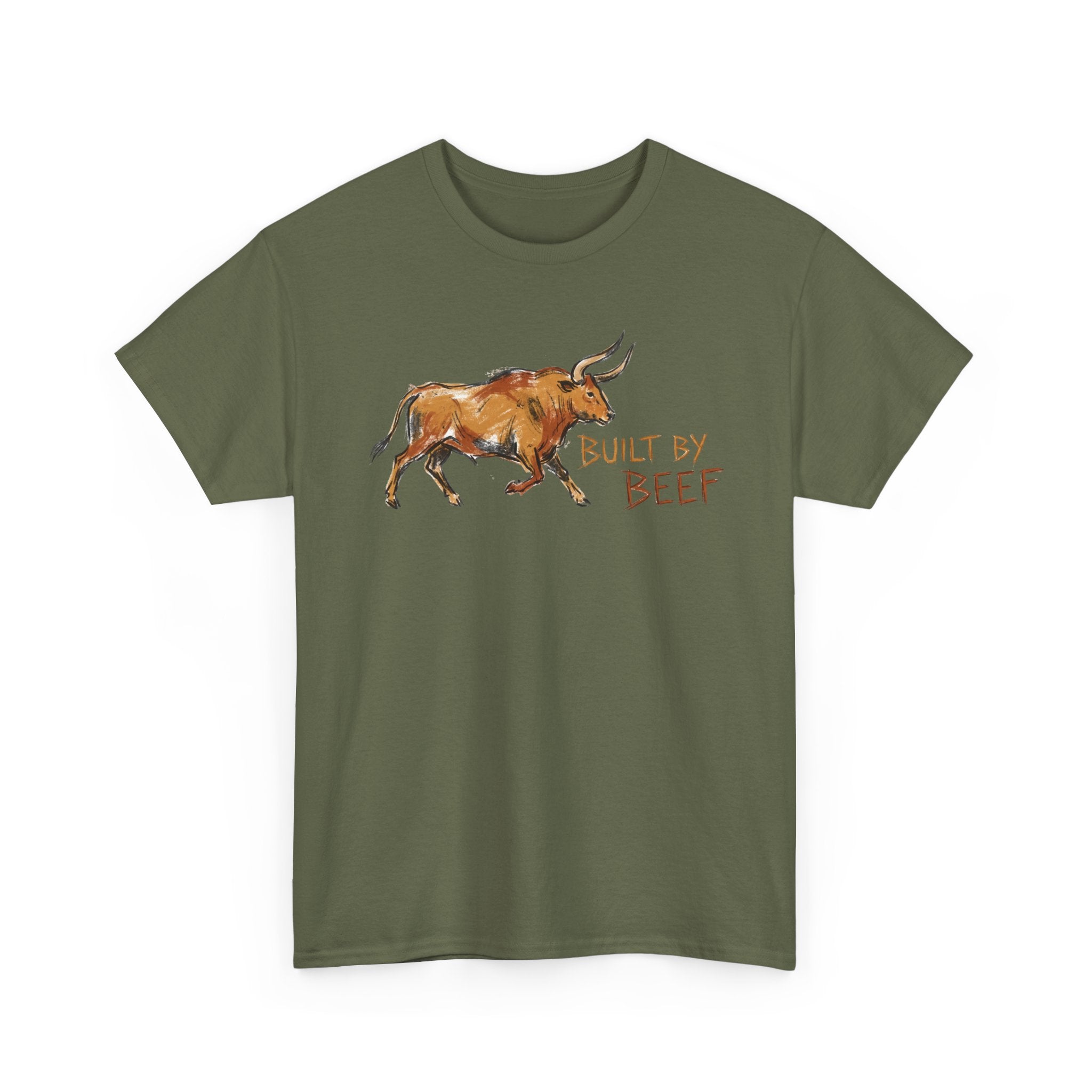 Built by Beef Cave Painting T-Shirt