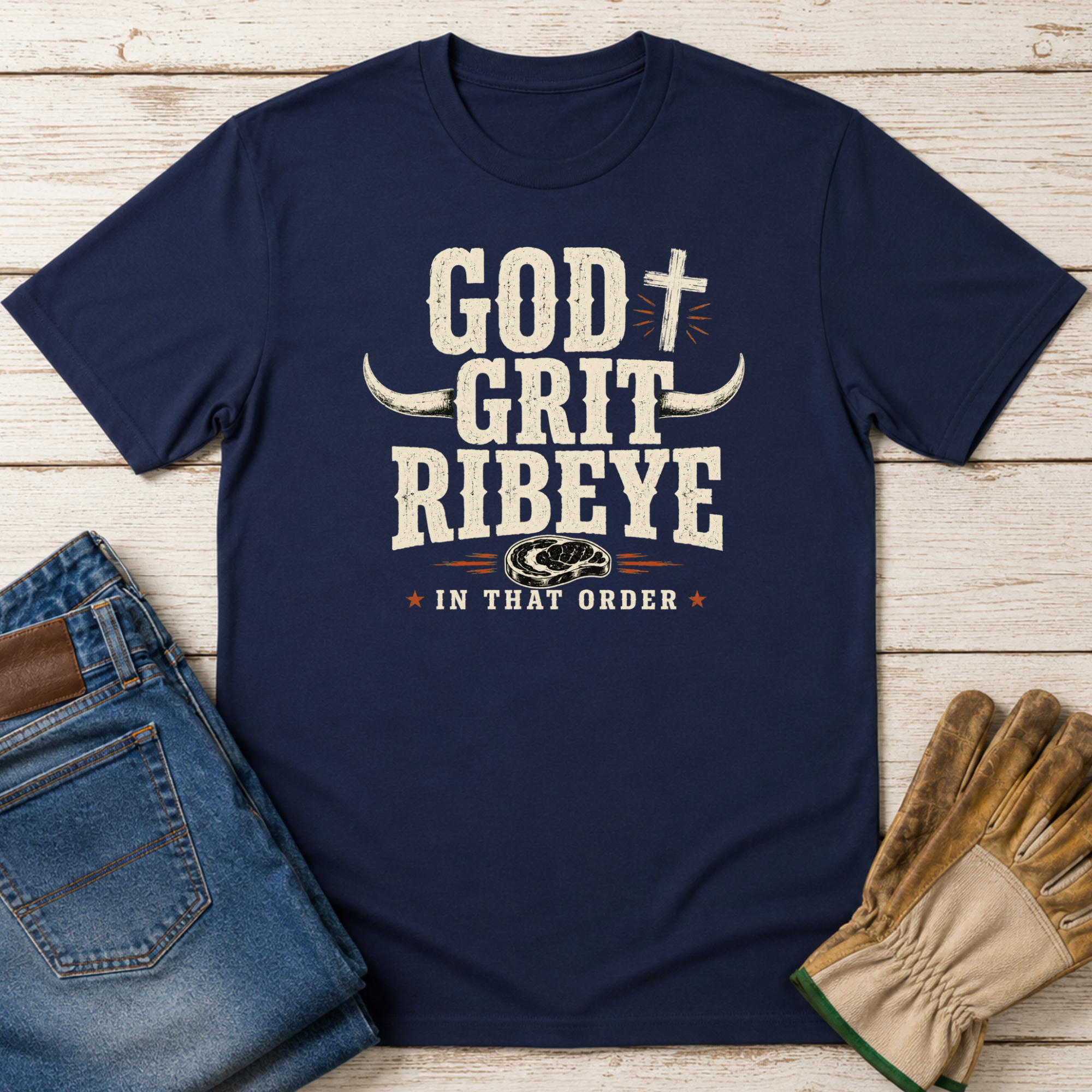 God Grit Ribeye T-Shirt