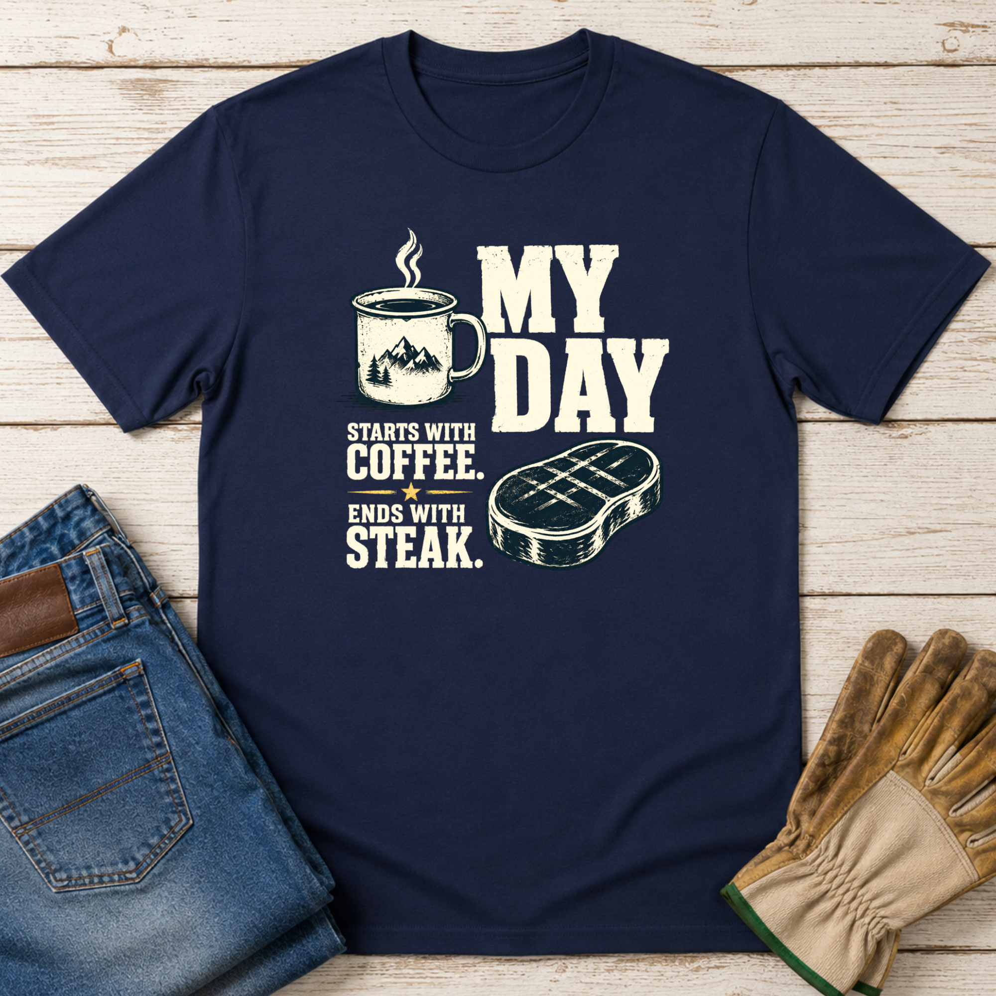 Day Start & End T-Shirt