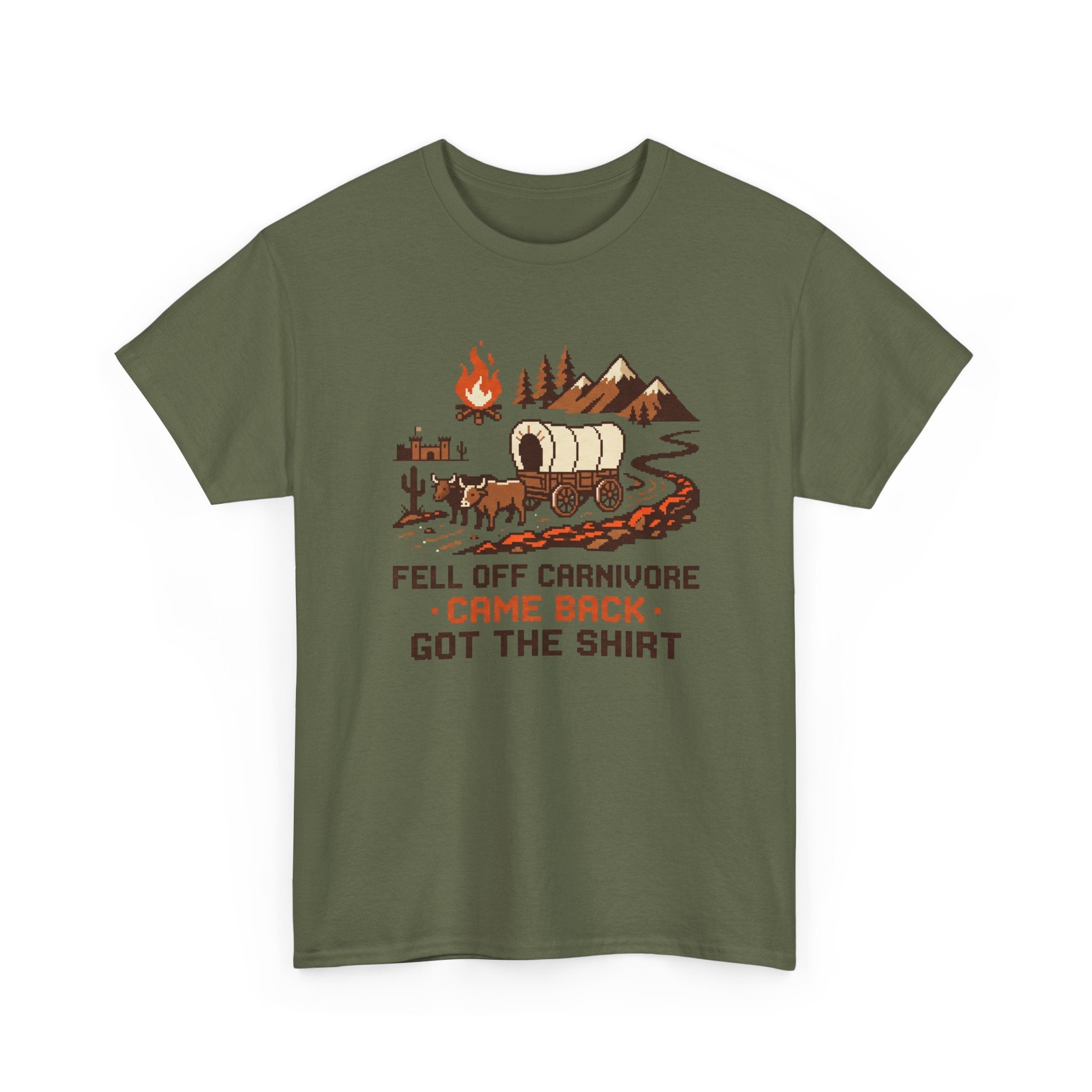 Fell Off Carnivore Came Back Oregon Trail T-Shirt