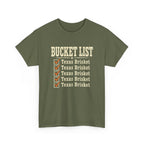 Texas Brisket Bucket List T-Shirt
