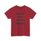 Salt Fat Heat Meat T-Shirt