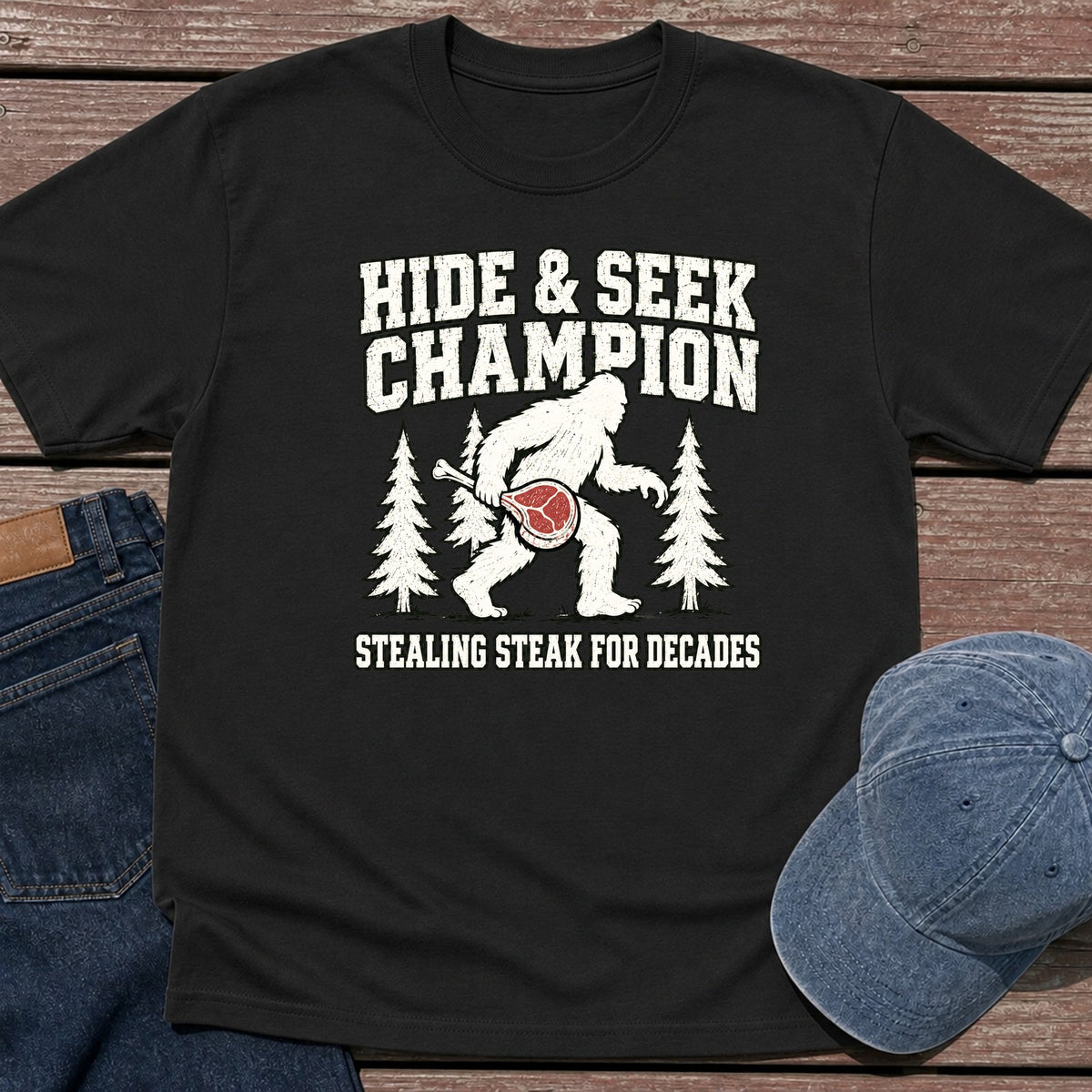 Bigfoot Champion T-Shirt - Black
