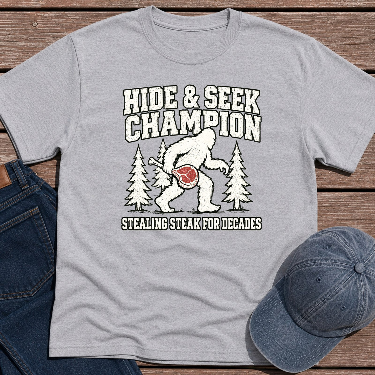 Bigfoot Champion T-Shirt - Sport Grey