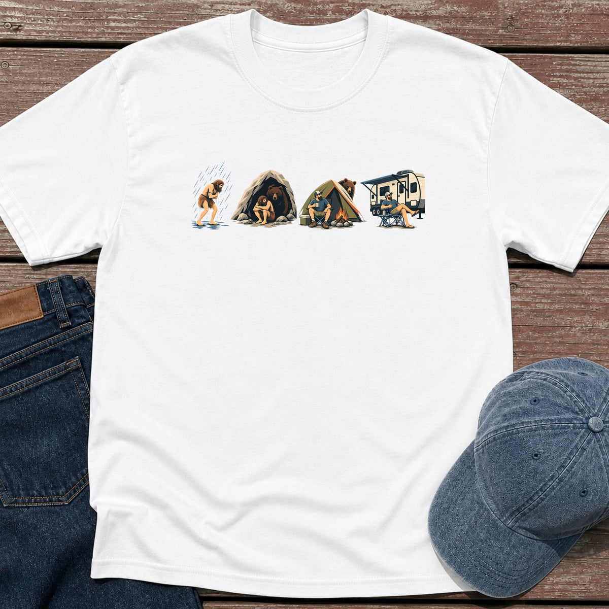 Evo Camper T-Shirt - White