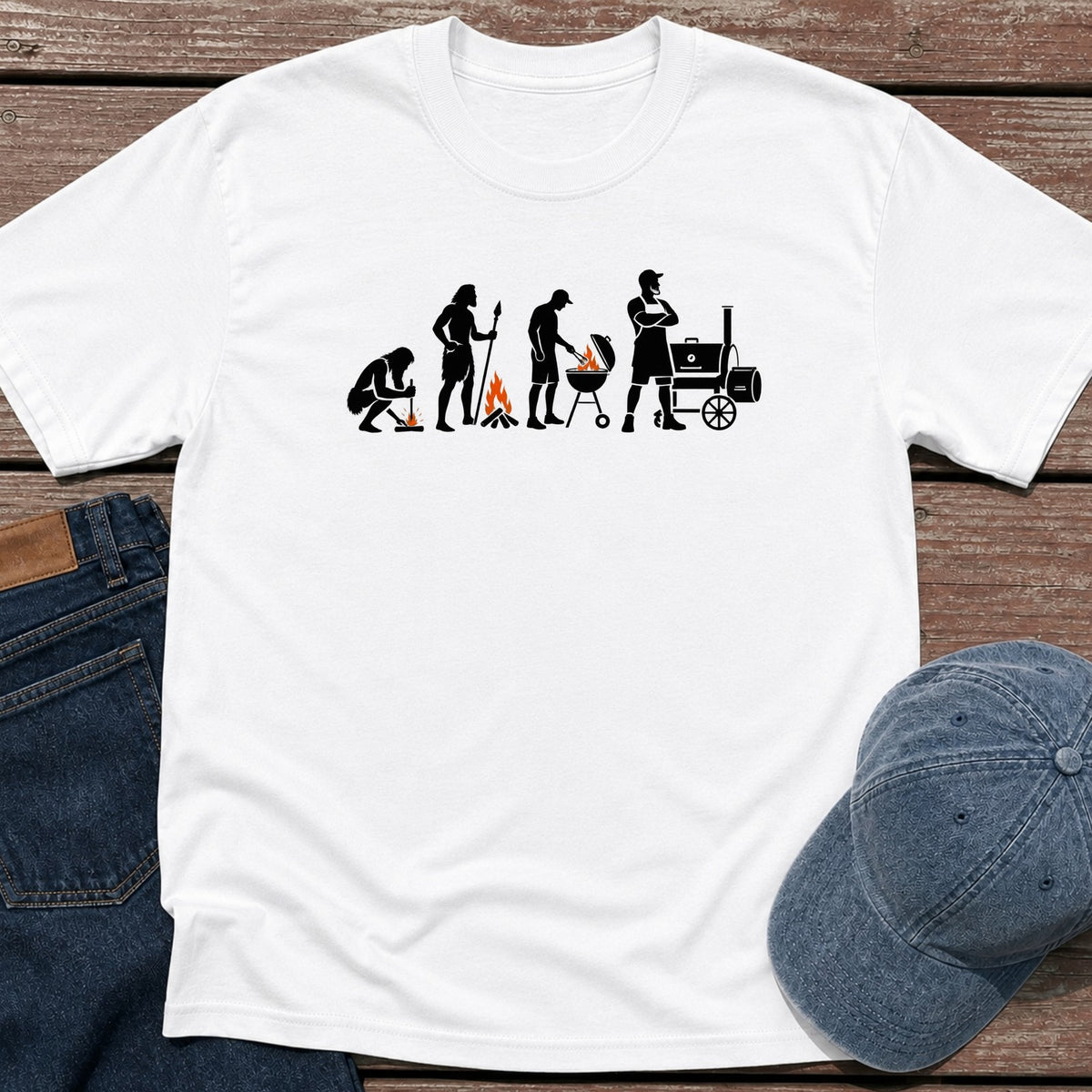 Evo Smoker T-Shirt - White
