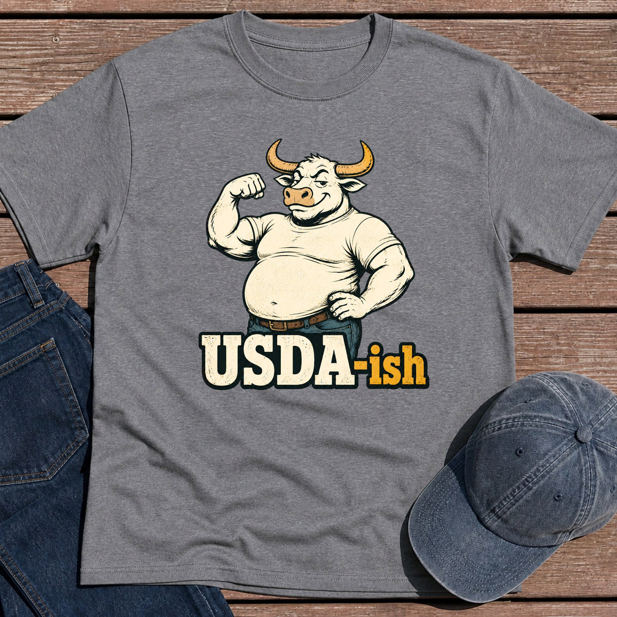USDA-ish T-Shirt - Tweed