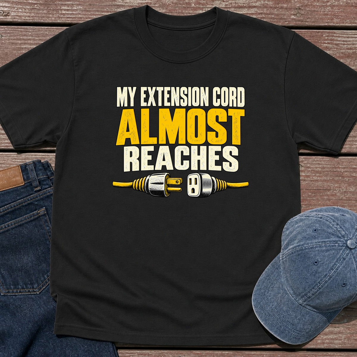Almost Reaches T-Shirt - Black