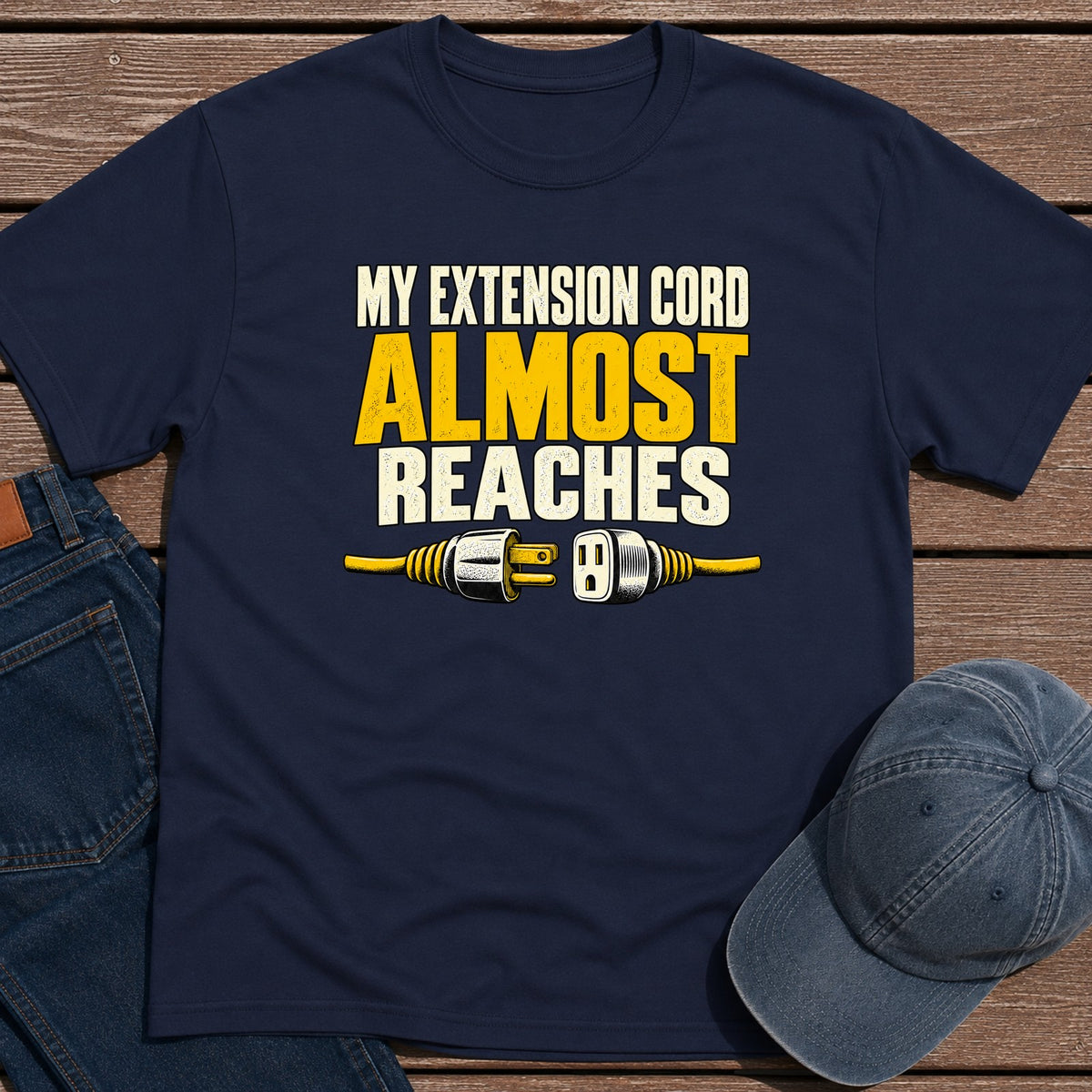 Almost Reaches T-Shirt - Navy