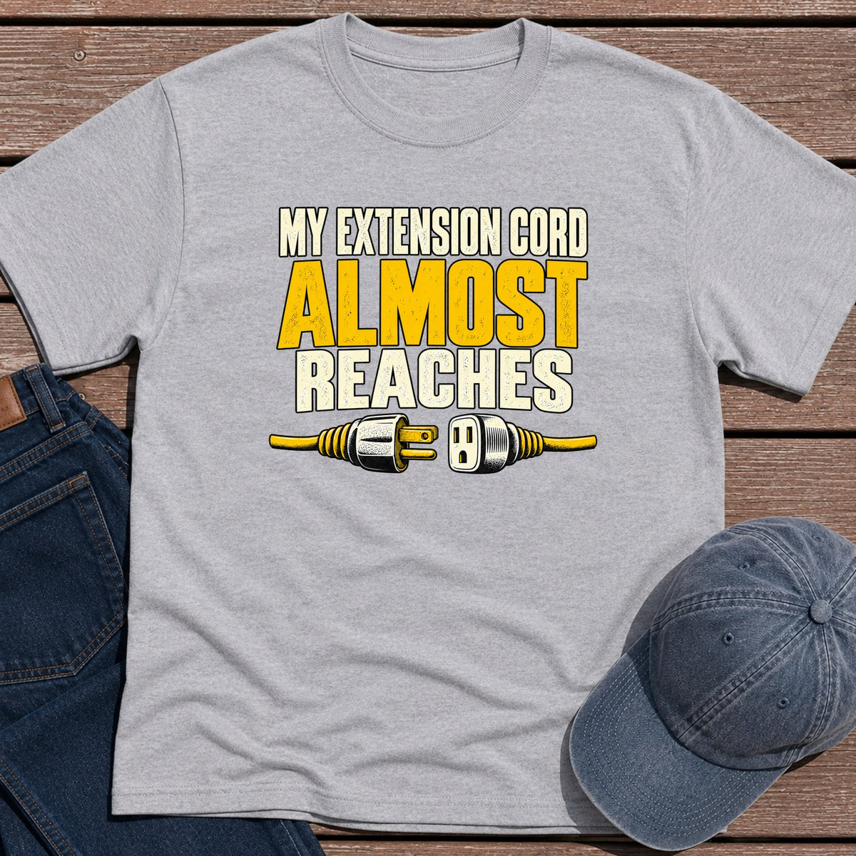 Almost Reaches T-Shirt - Sport Grey