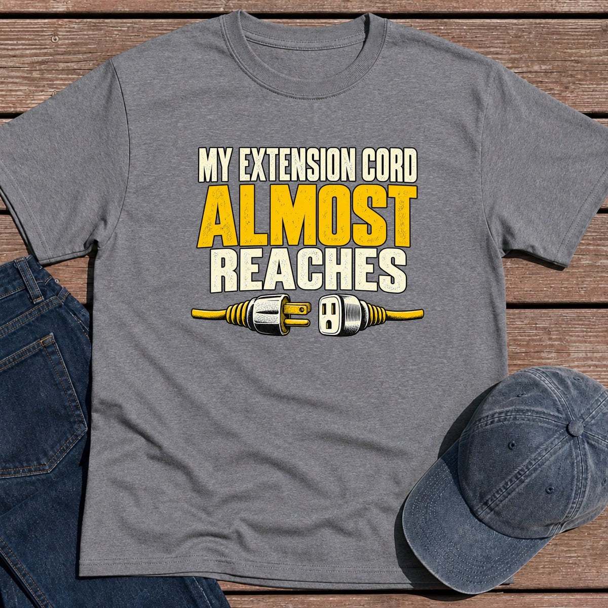 Almost Reaches T-Shirt - Tweed