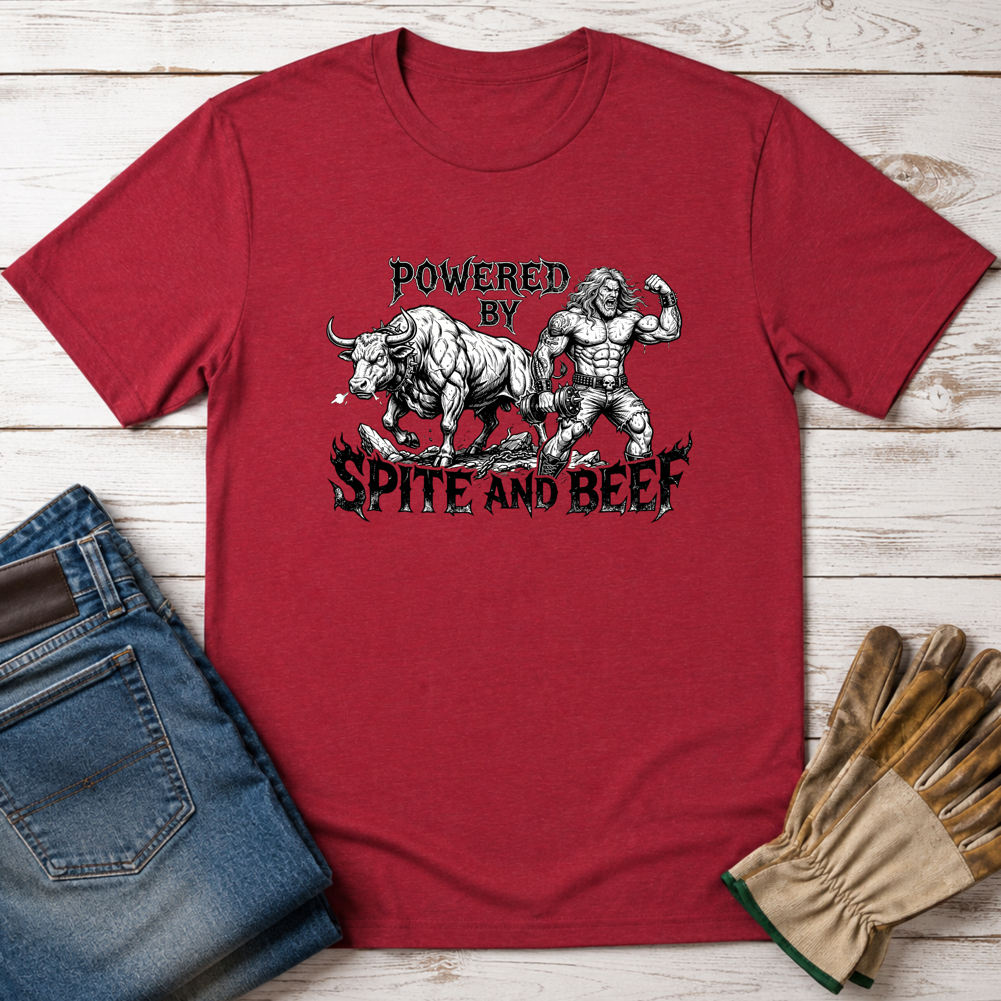 Powered by Spite and Beef T-Shirt
