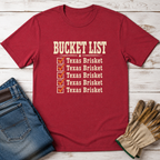 Texas Brisket Bucket List T-Shirt
